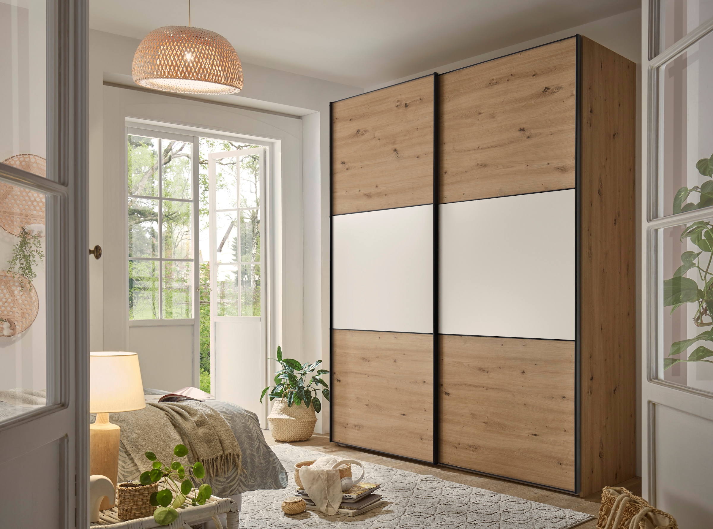 STAUD Schwebetürenschrank »Includo, Made in Germany« Mit vier verschiedenen Ausstattungsvarianten