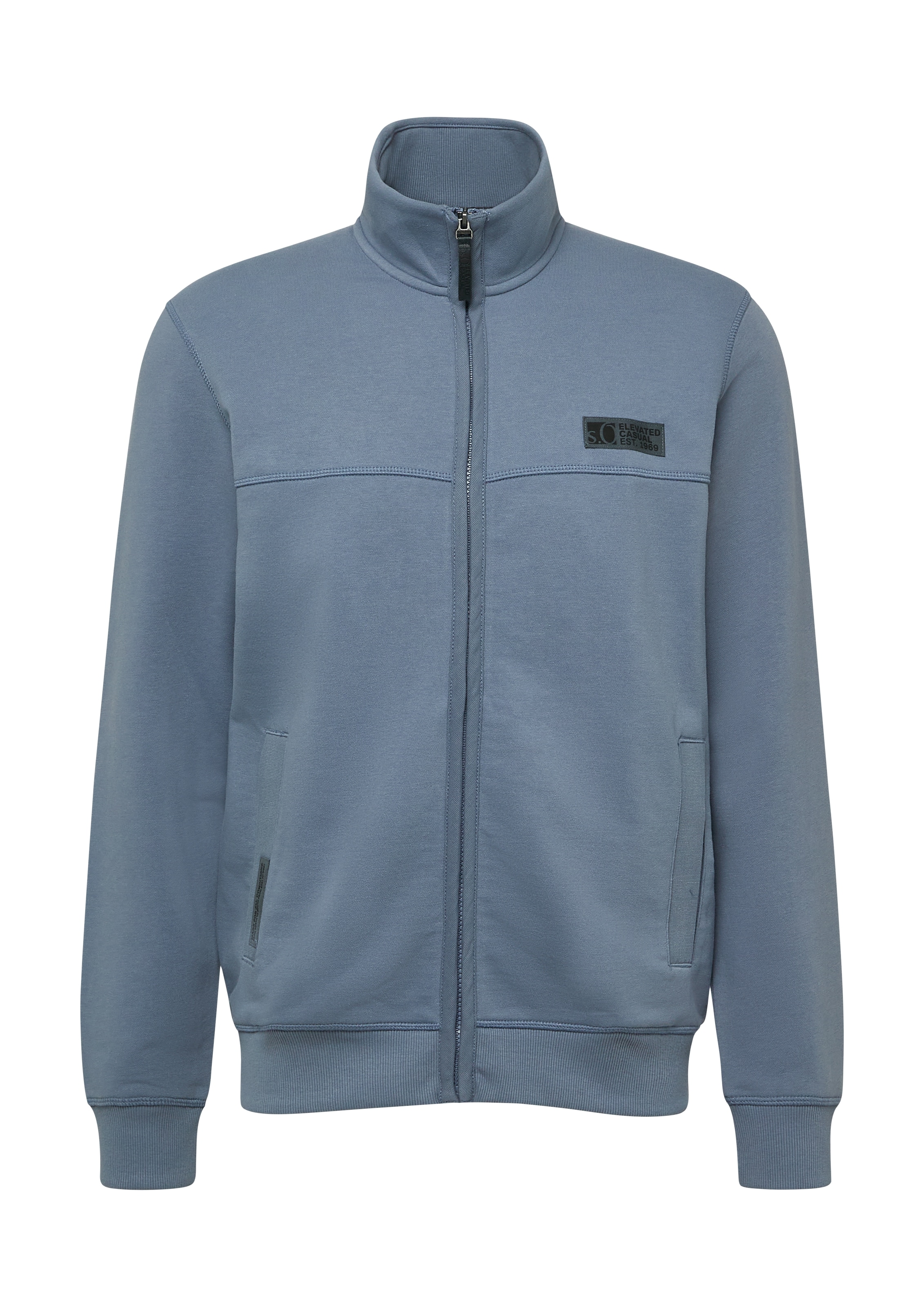 s.Oliver Sweatjacke mit Stehkragen