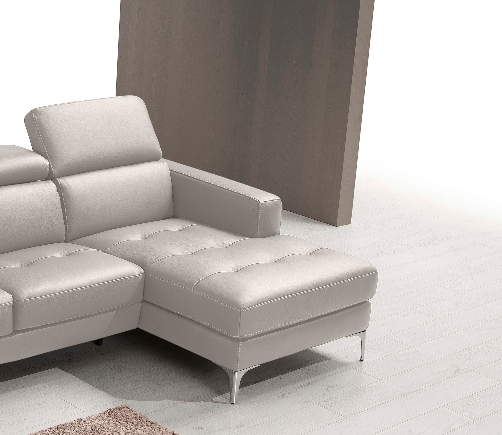 Egoitaliano Ecksofa »Matt, erstklassiger Sitzkomfort, aufwendige Detailverarbeitung, L-Form«, mit verstellbaren Kopfteilen zum Relaxen