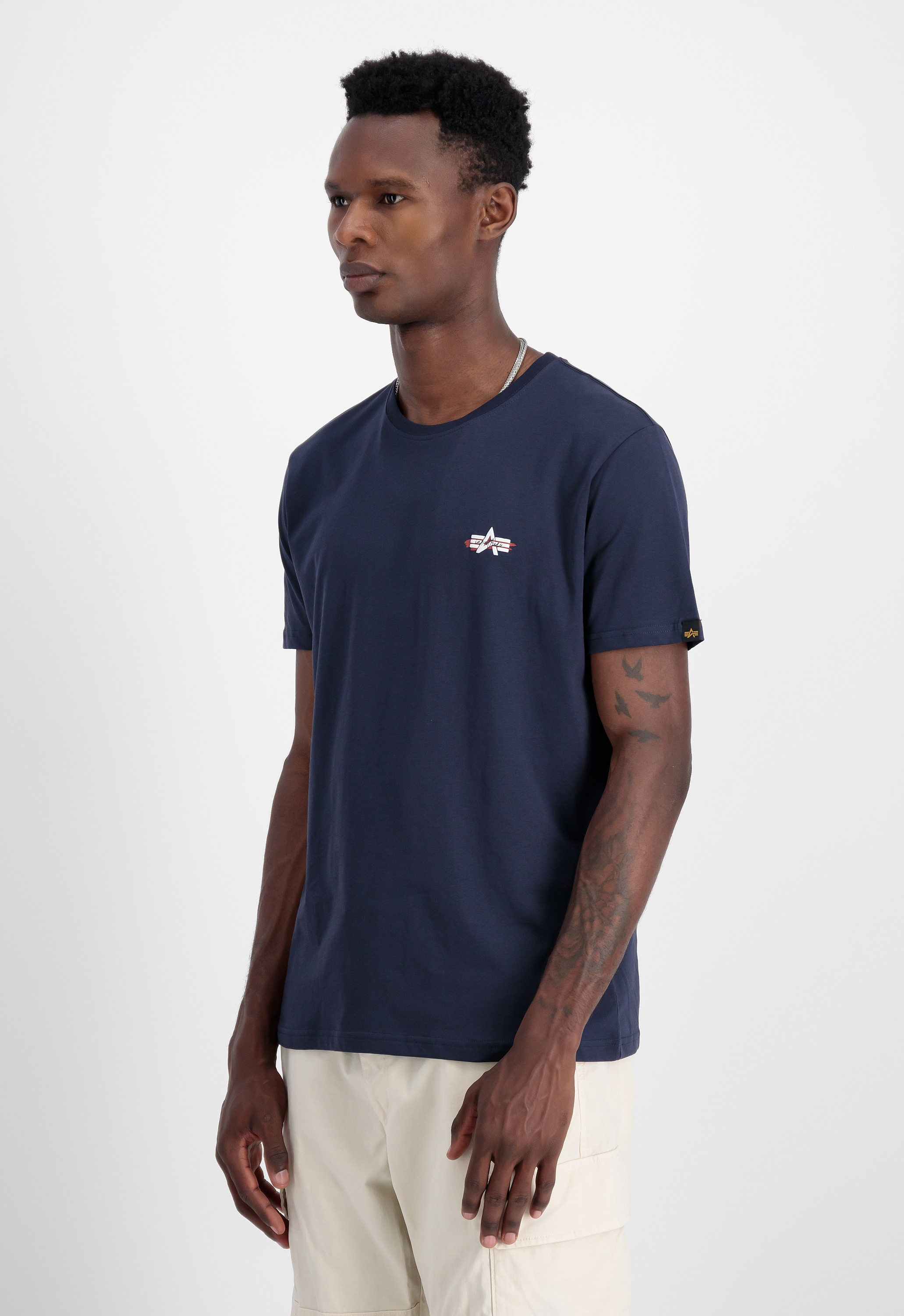Alpha Industries T-Shirt »Alpha Industries Men - T-Shirts Signature Puff Print BP T«