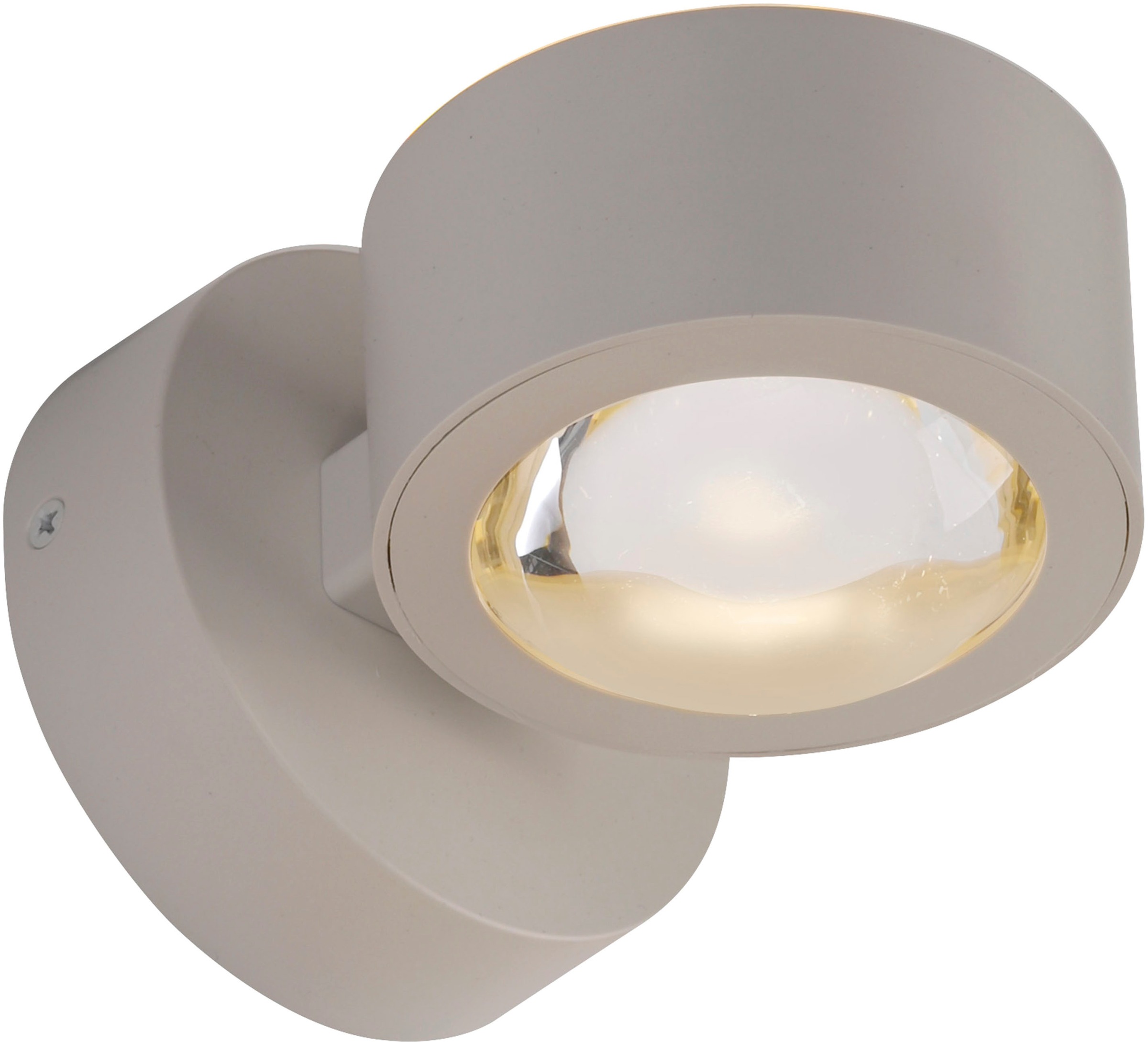 JUST LIGHT LED Wandleuchte »AKKU-CHIA« LED-Board 1 Stk. Warmweiß Akkubetrieben inkl. USB-Ladekabel, 5 Stufen Dimmung + Timerfunktion