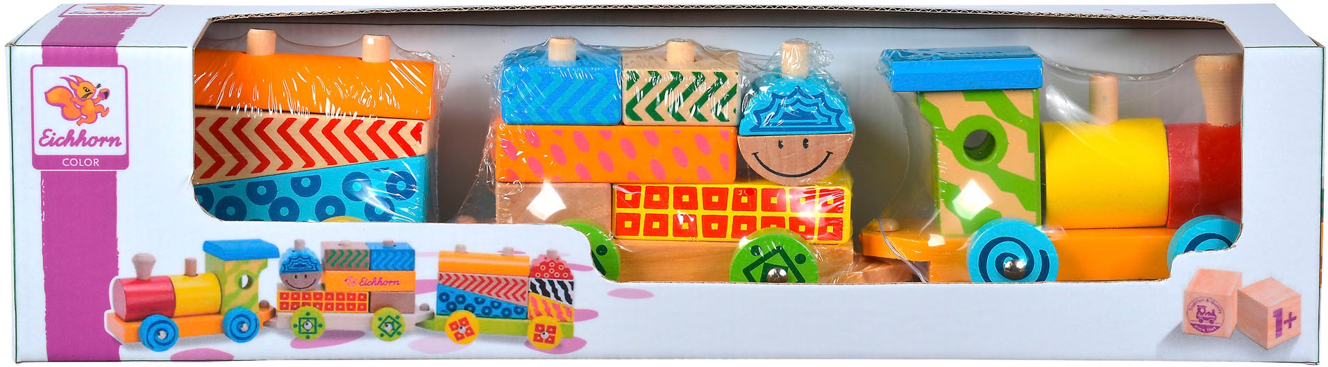 Eichhorn Spielzeug-Zug »Color, kleiner Zug«