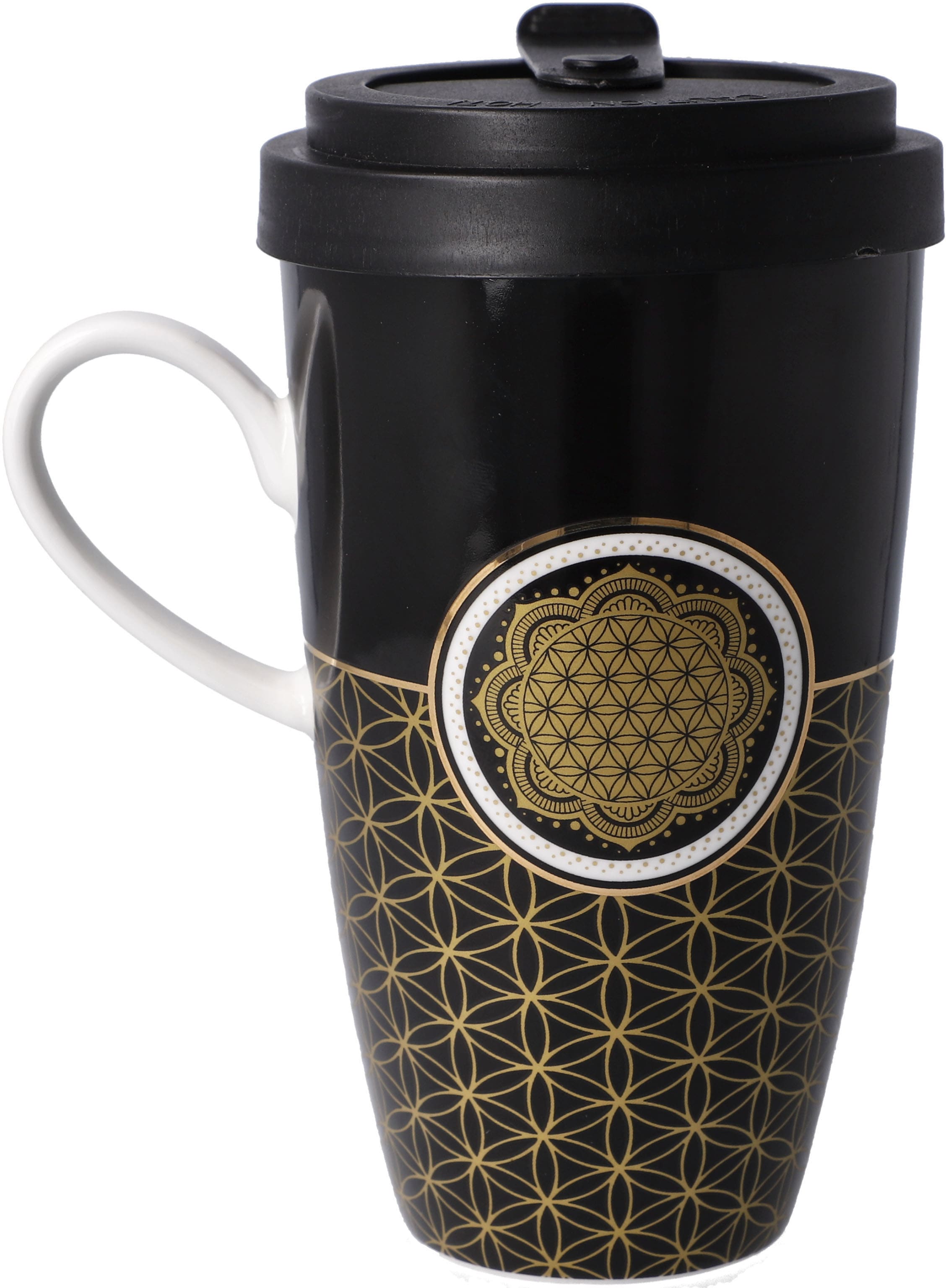 Goebel Coffee-to-go-Becher »Lotus - "Yin Yang schwarz"«, (2 tlg.), mit abne günstig online kaufen