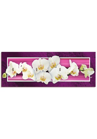 Artland Hakenleiste »Orchideen«, aus Holz mit 4 Schlüsselhaken – Schlüsselboard,... kaufen