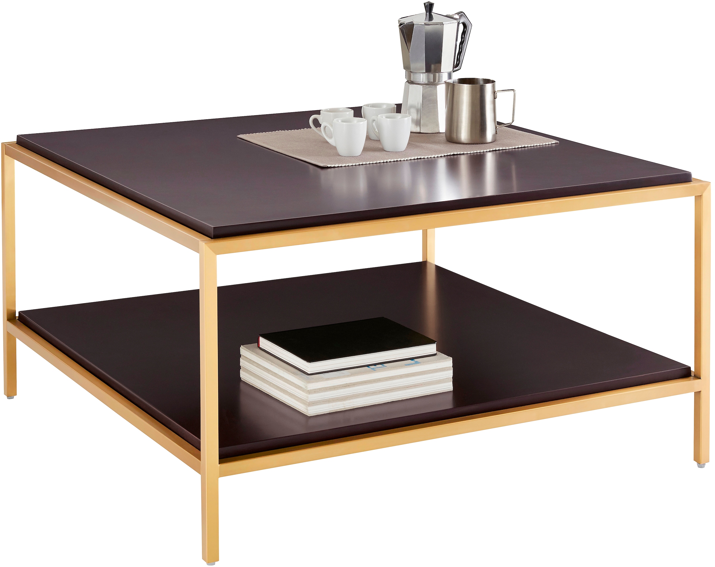 Leonique Couchtisch »Cherlen, TOPSELLER!, OTTOs Choice« mit zwei Ablagefläc günstig online kaufen