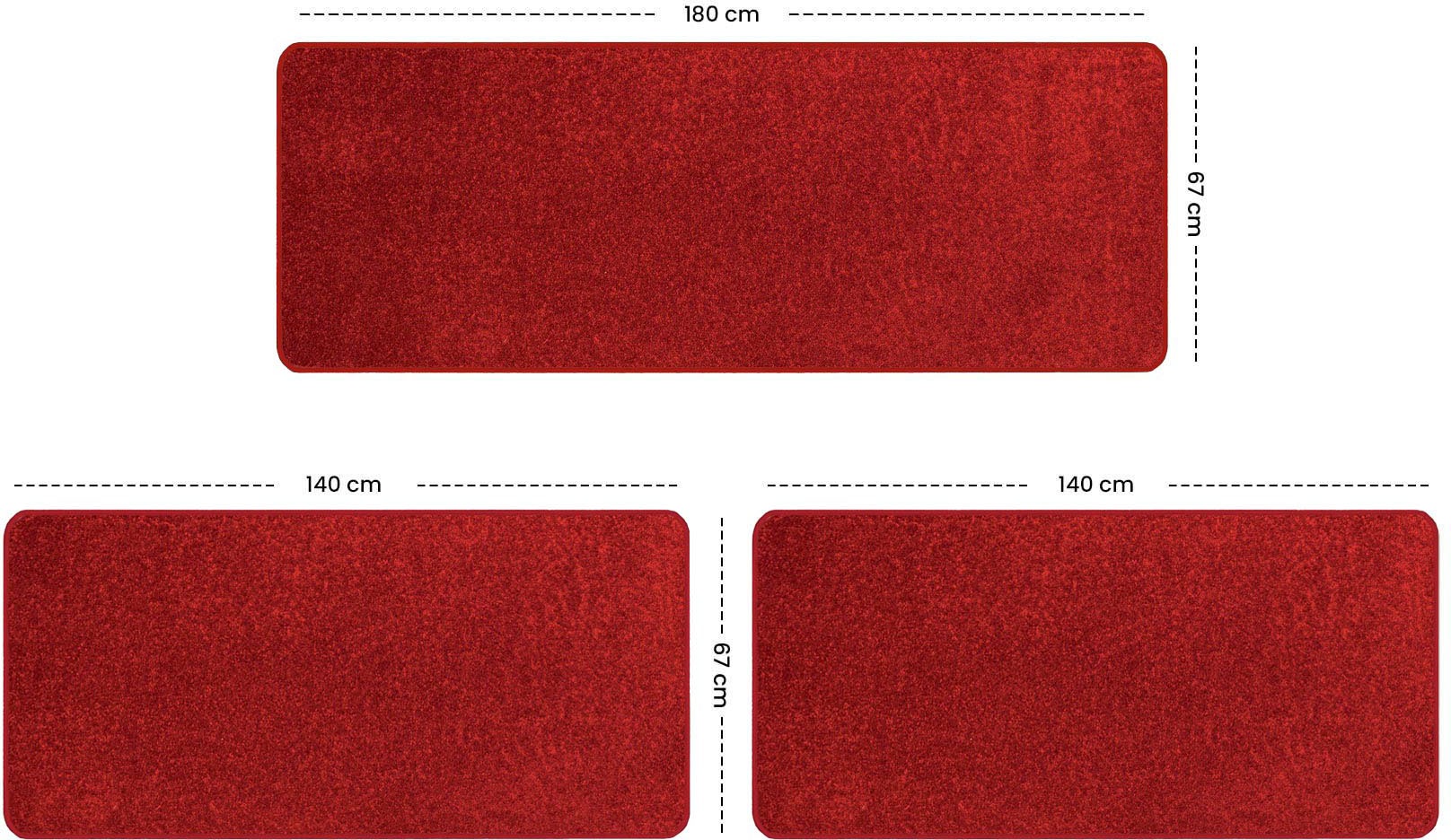 Primaflor-Ideen in Textil Bettumrandung »MUMBAI, Made in Netherlands«, (3 t günstig online kaufen