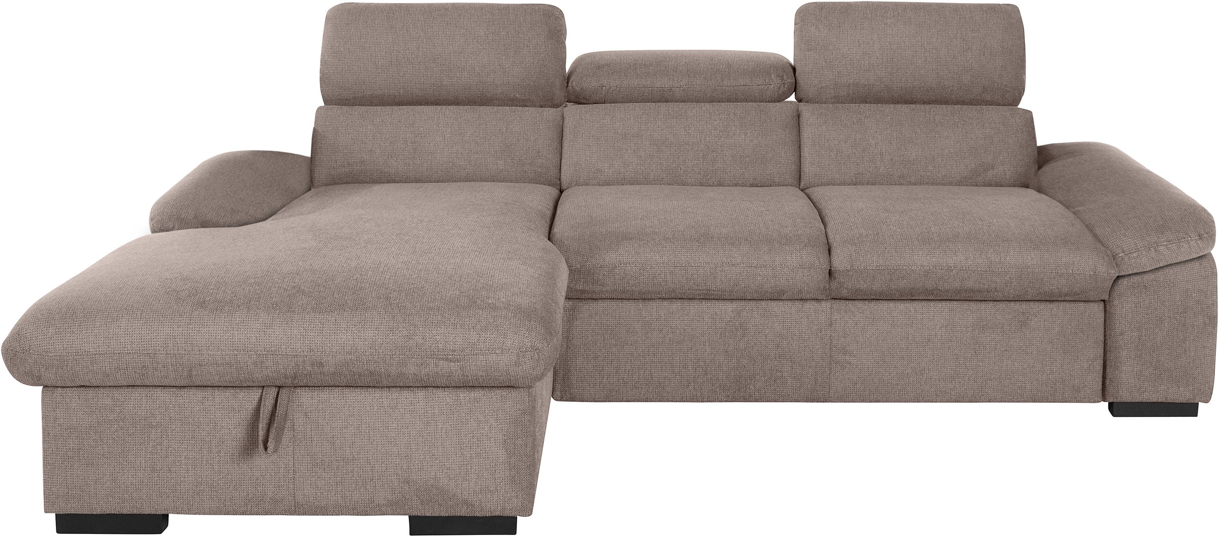 COTTA Ecksofa "Lola L-Form", (Set, mit Hocker), mit Hocker & Kopfteilfunkti günstig online kaufen