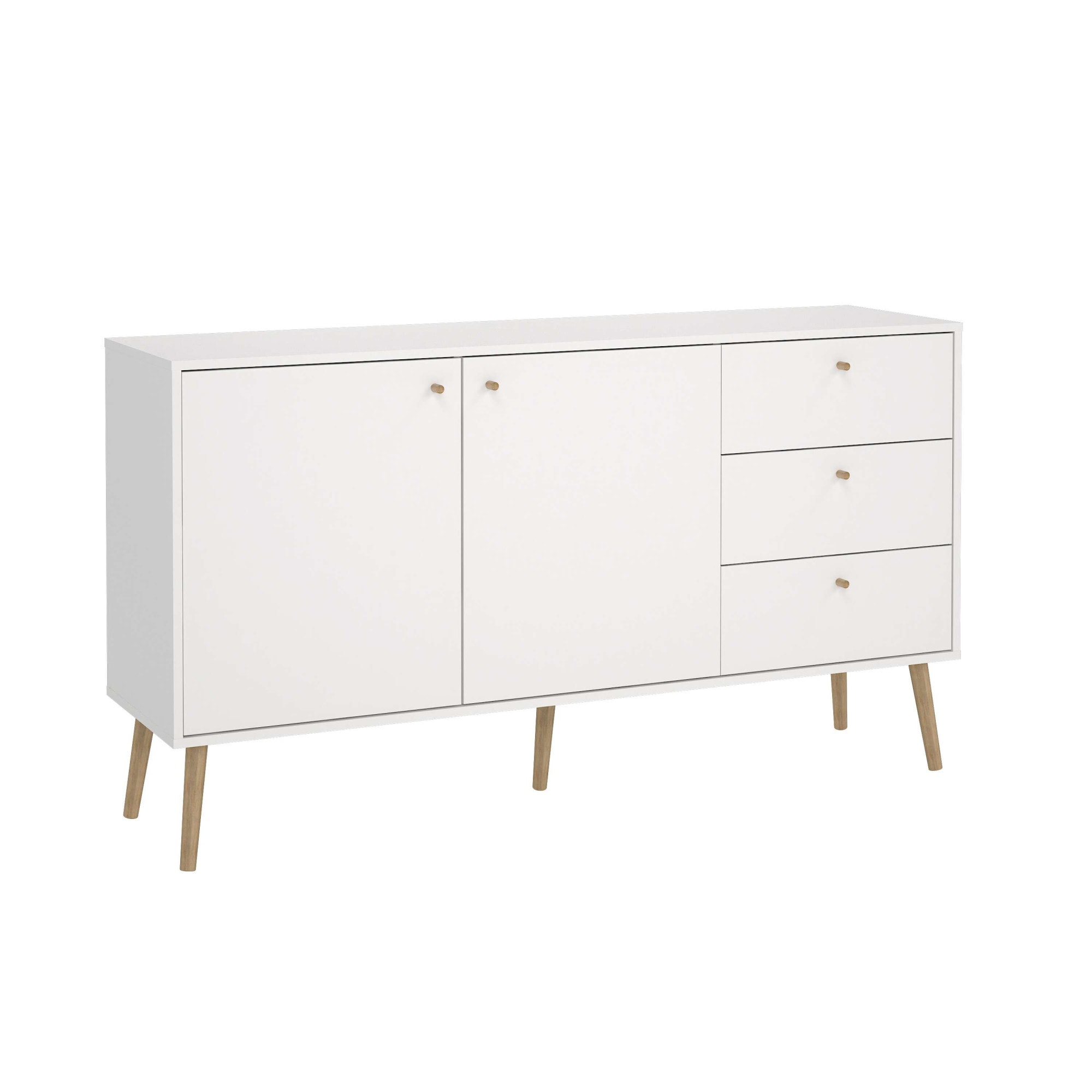 andas Sideboard »Bodo, Aufbewahrung, Schubladenschrank, Sideboard,«, Kommode mit 2 Türen, 3 Schubladen, Breite 147 cm