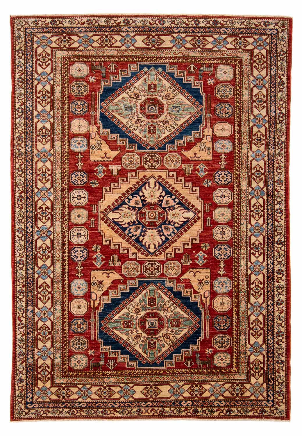 morgenland Orientteppich »Ziegler - Kazak - 242 x 167 cm - dunkelrot«, rech günstig online kaufen