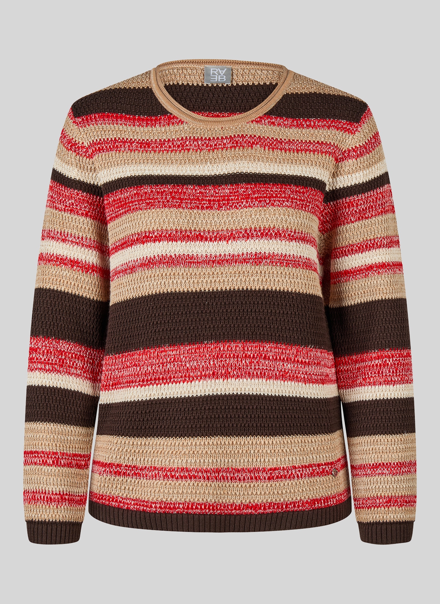 Rabe Strickpullover im Streifen-Look