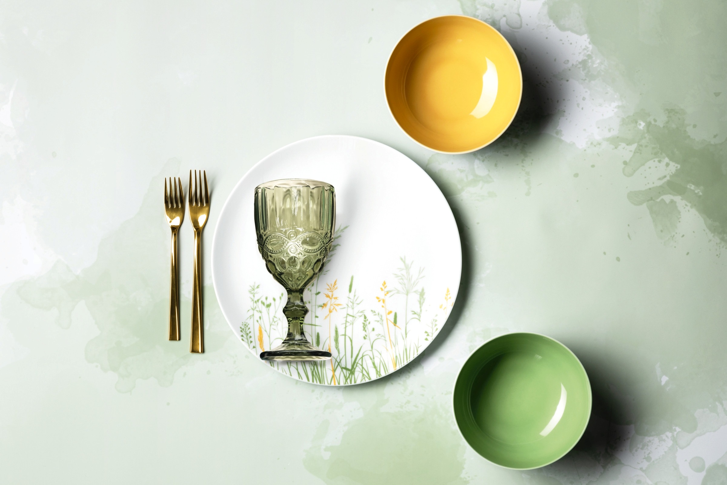Seltmann Weiden Schüssel »Liberty - Meadow Grasses green«, 1 tlg., aus Porzellan, Foodbowl 17,5 cm