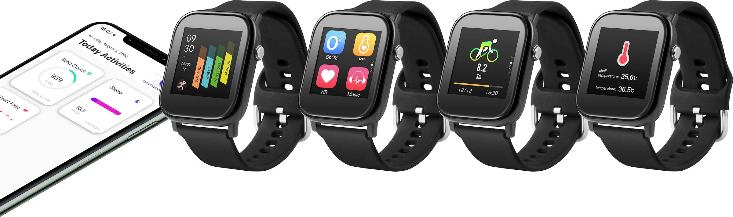 »TX-SW6HR«, kaufen online (Proprietär) Technaxx Smartwatch
