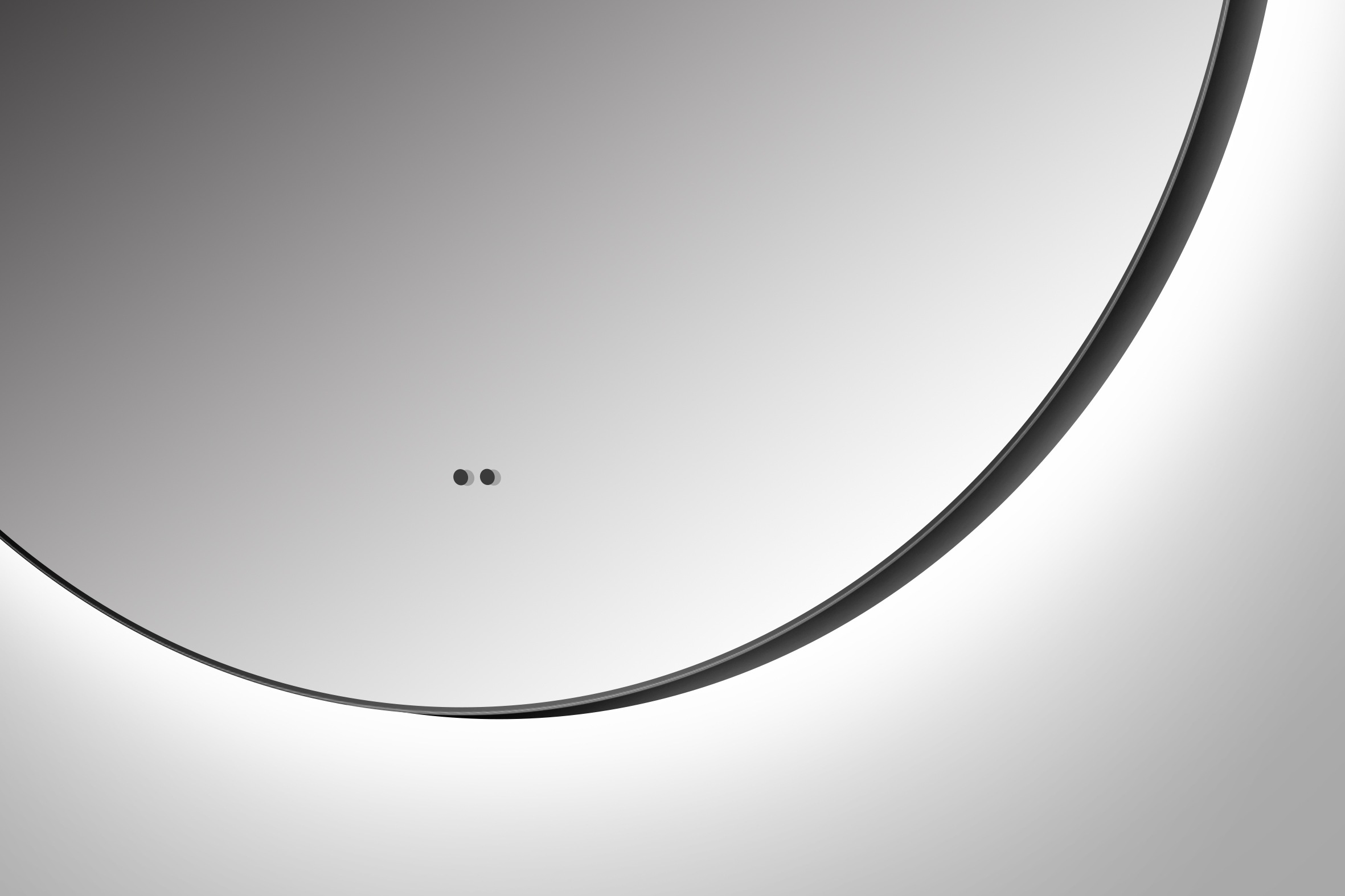 Talos Spiegel »TALOS VERONA«, Hand Wave Sensor, Shine in matt, Ø50 cm