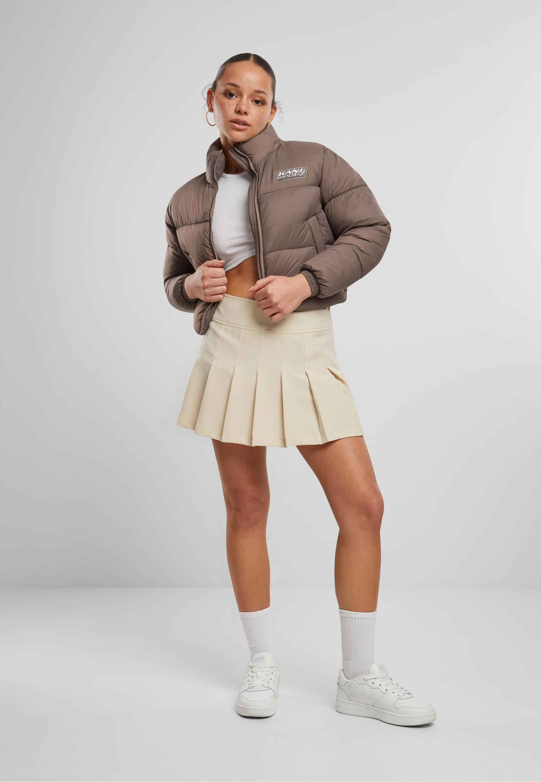 Karl Kani Winterjacke »Karl Kani Karl Kani Sport Patch Crop Puffer Jacket« 1 Stk. tlg. ohne Kapuze