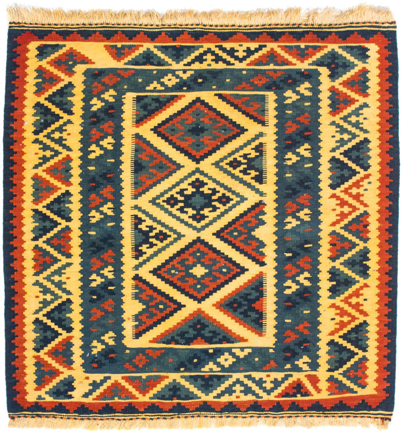 morgenland Wollteppich »Kelim - Oriental quadratisch - 102 x 101 cm - mehrf günstig online kaufen