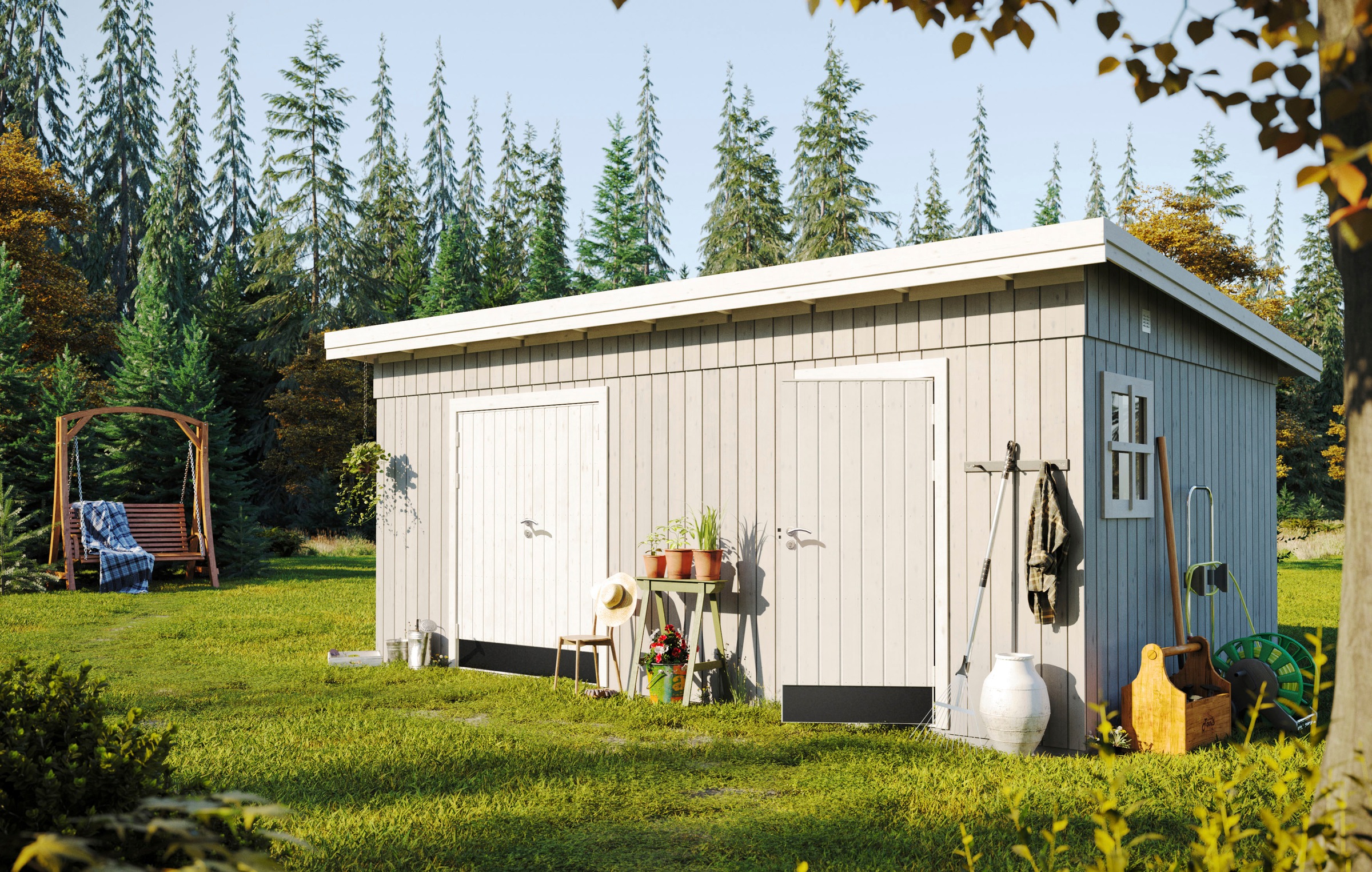 Palmako Gerätehaus »Kalle«, natur