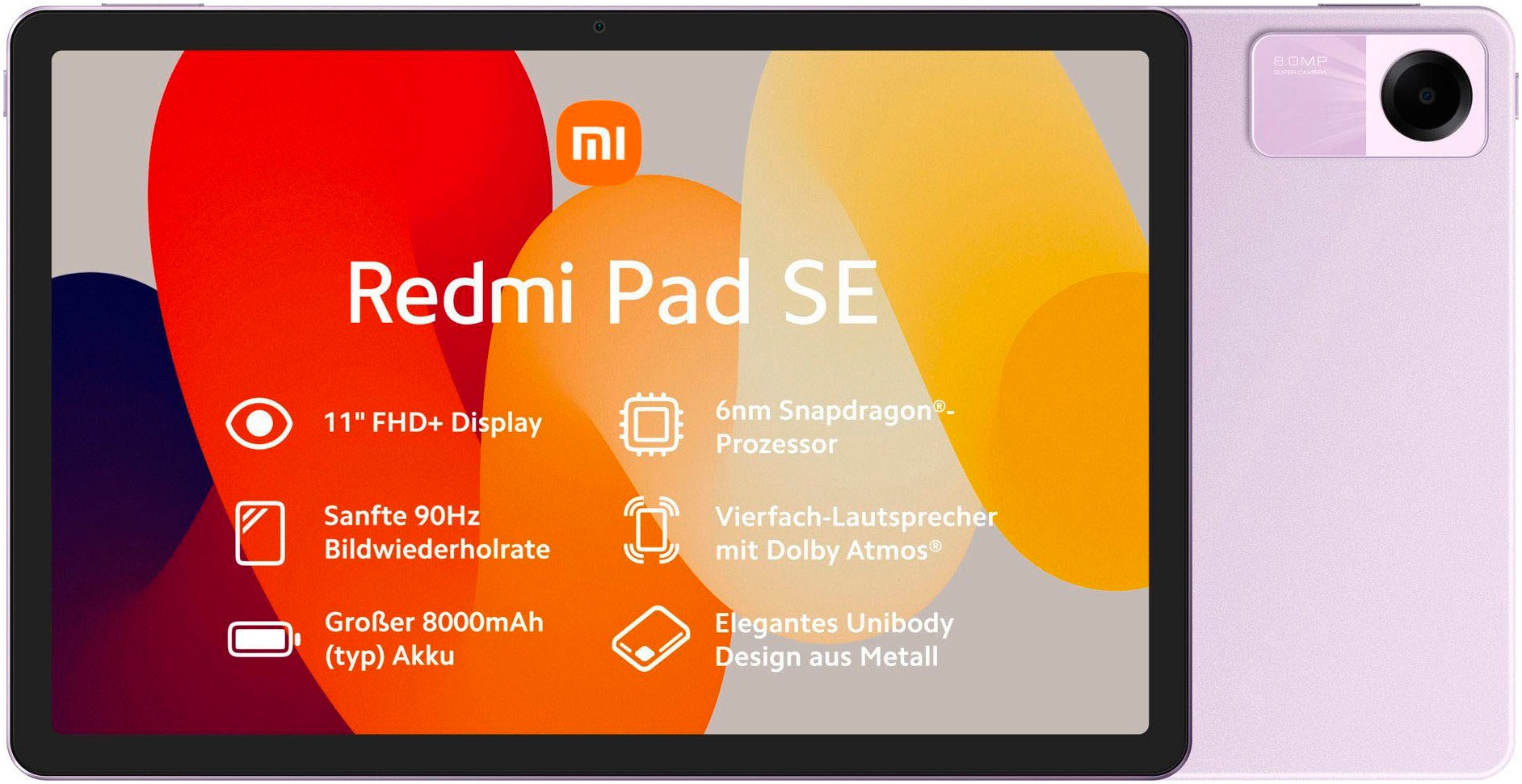 Xiaomi Tablet »Redmi Pad SE 4+128GB«, (27,94 cm / 11 Zoll), Android, Full HD+,)