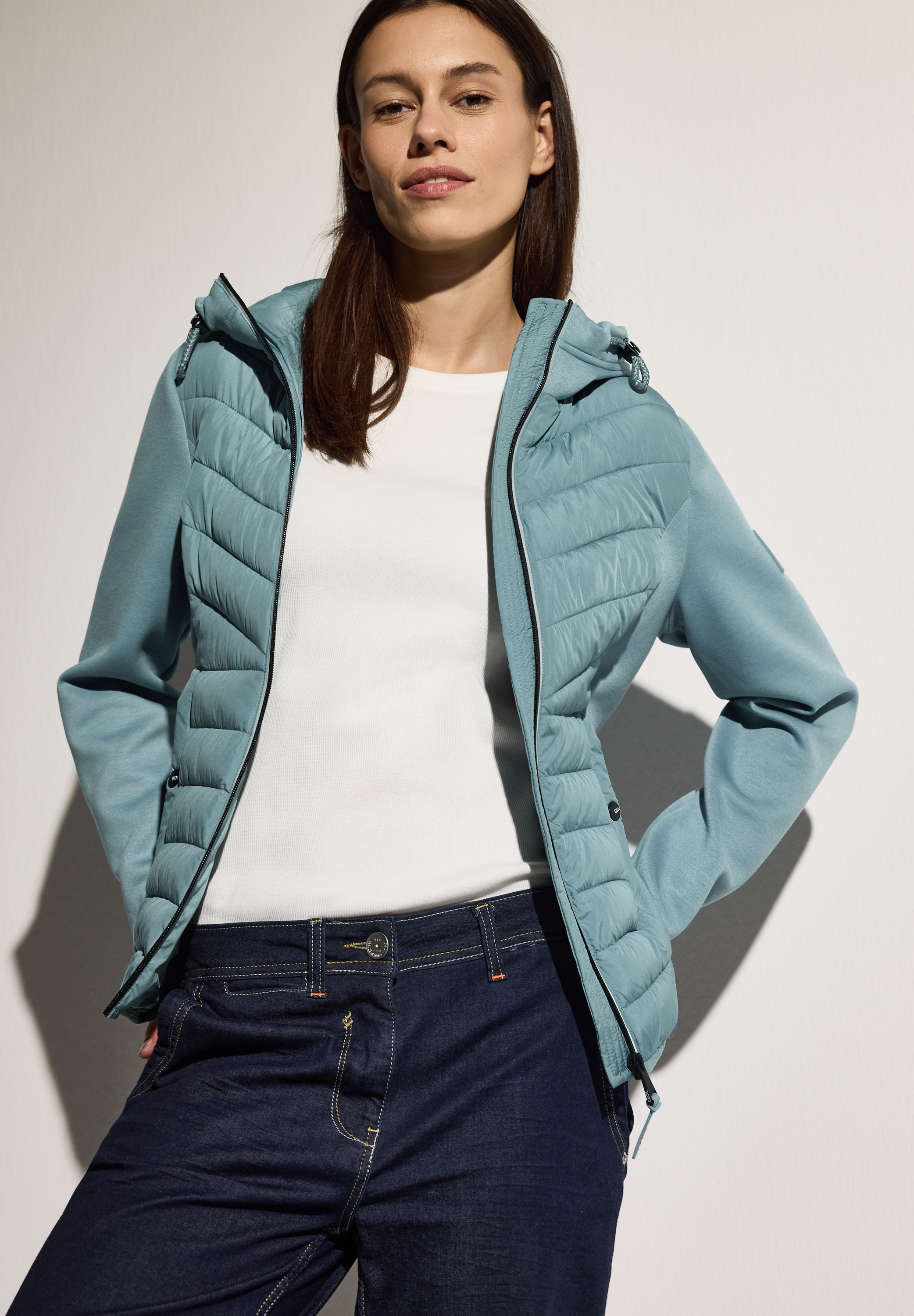 Cecil Steppjacke, mit Kapuze, mit Kapuze