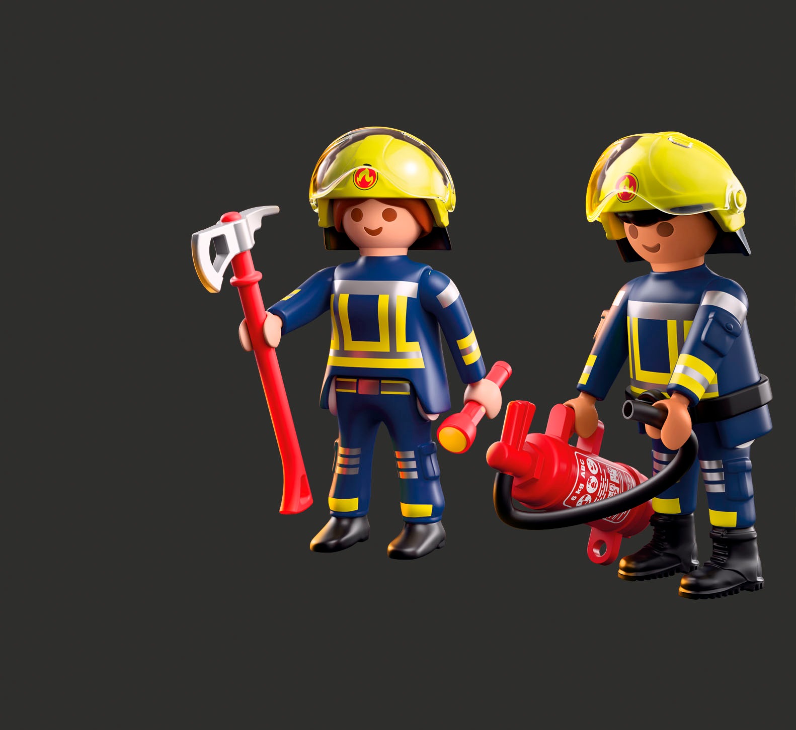 Playmobil® Konstruktions-Spielset »Feuerwehr (71885), Duo Pack«, (10 St.), Made in Europe