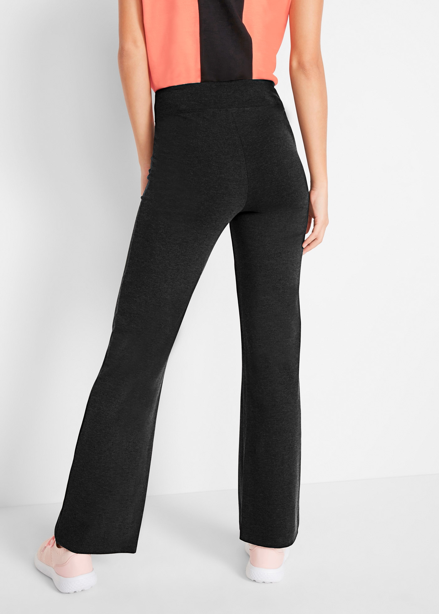 bonprix Sporthose »Baumwoll-Sporthose, Bootcut (2er Pack)«  Baumwoll-Sporthose, Bootcut (2er Pack)