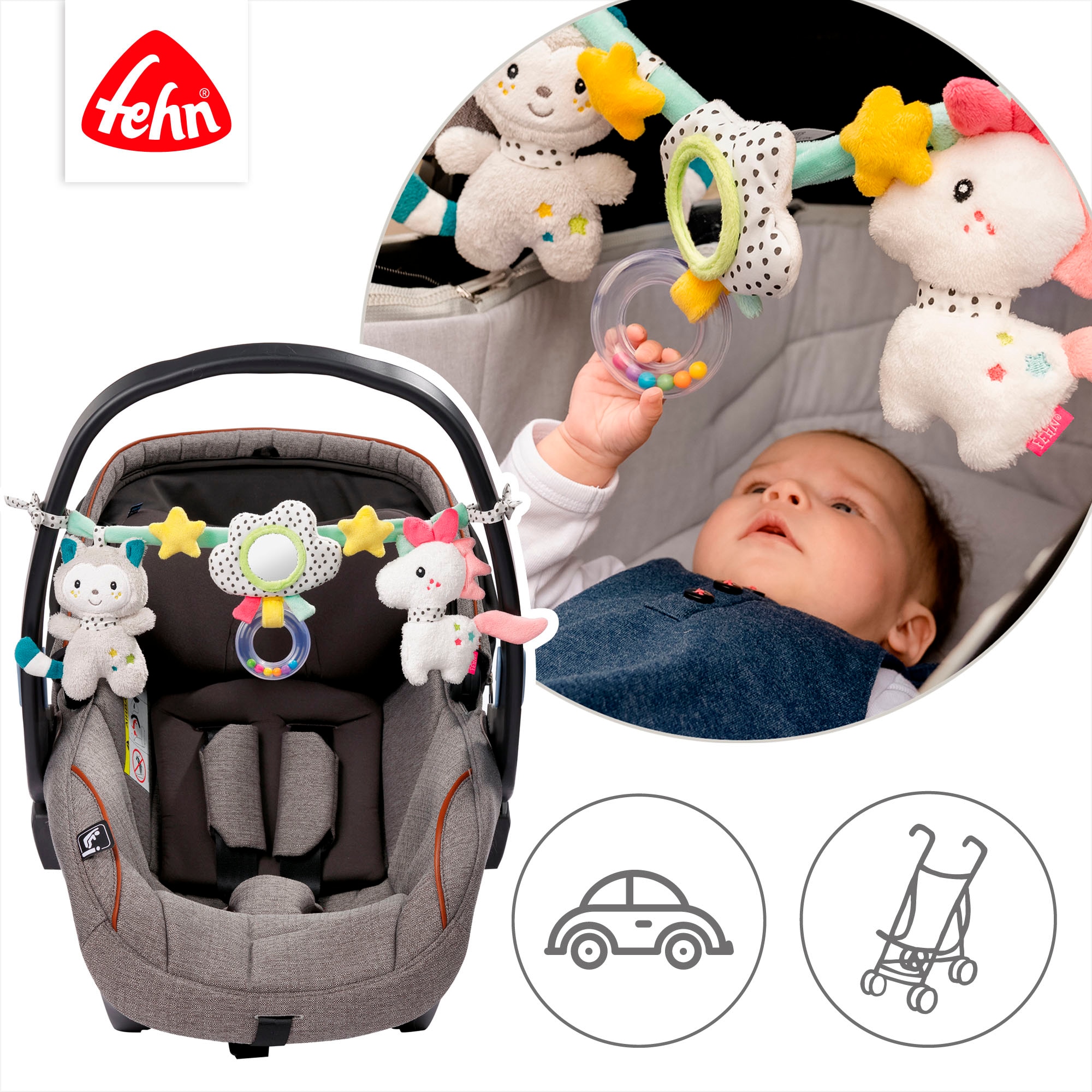 Fehn Kinderwagenkette »Aiko & Yuki«