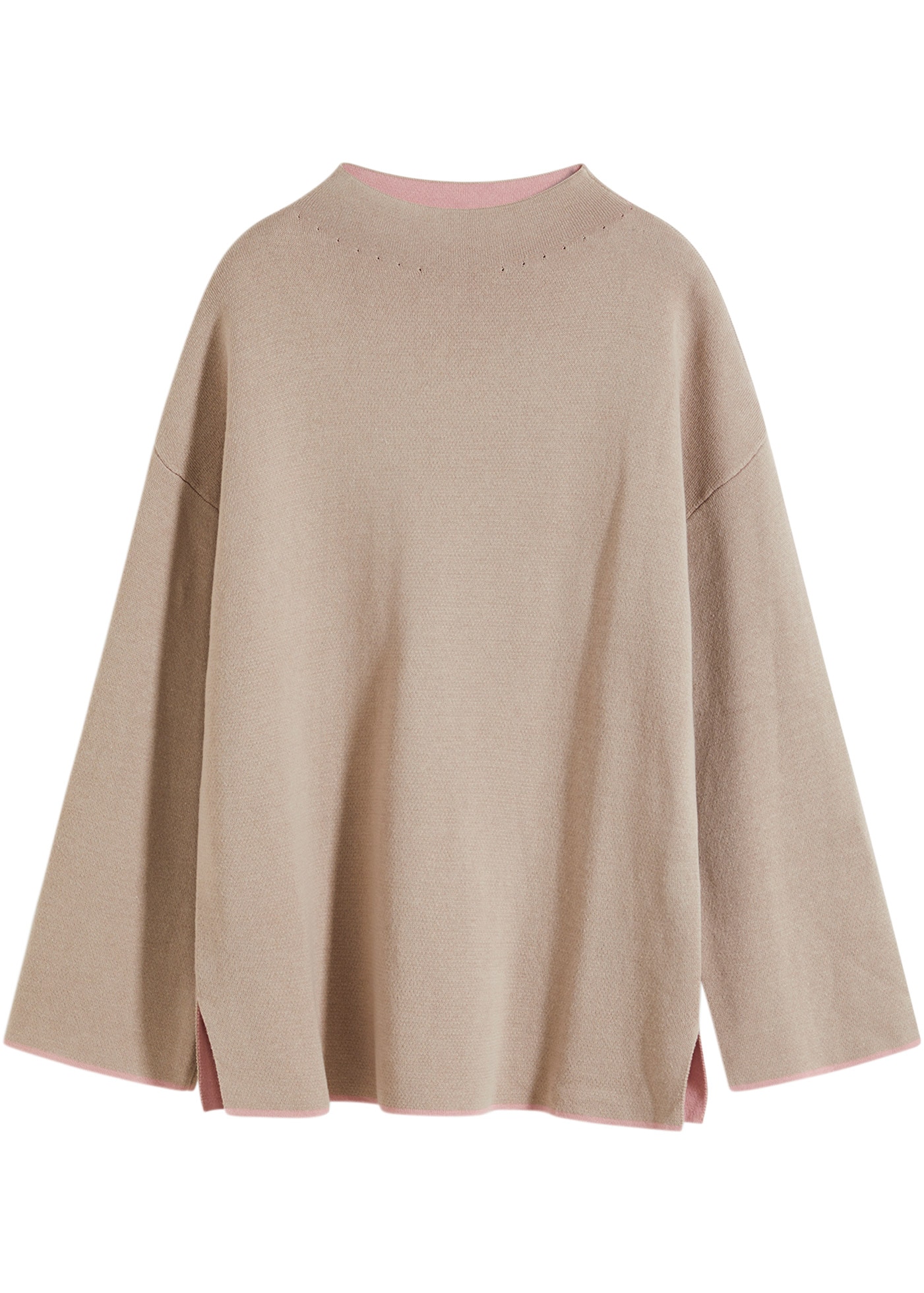 bonprix Strickpullover »Wende-Pullover aus Feinstrick« Wende-Pullover aus Feinstrick