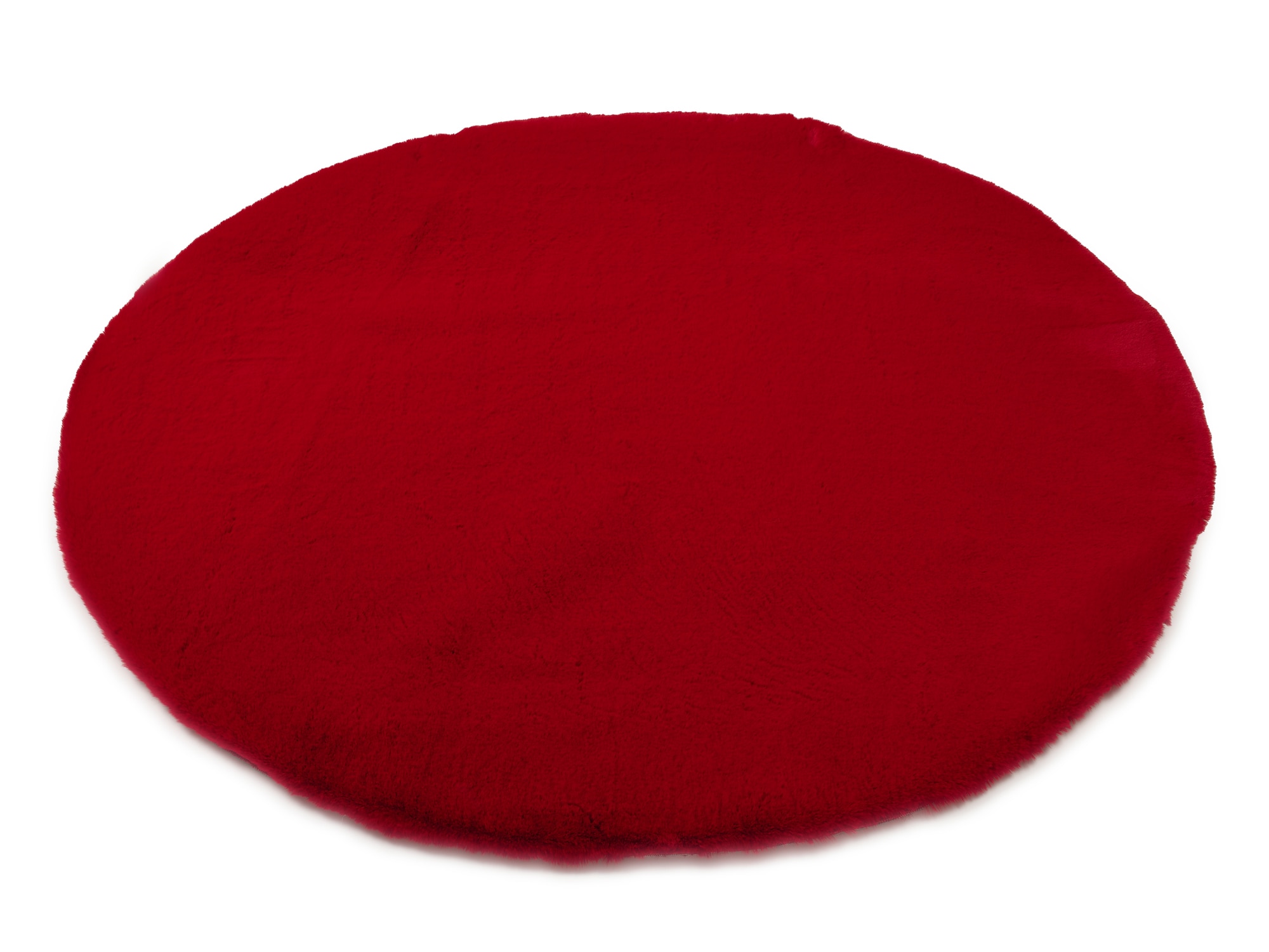 OCI DIE TEPPICHMARKE Teppich »ROCKY SOFT«, rund, 35 mm Höhe, Kunstfell, weich, kuschelig, maschinell gewebt, waschbar