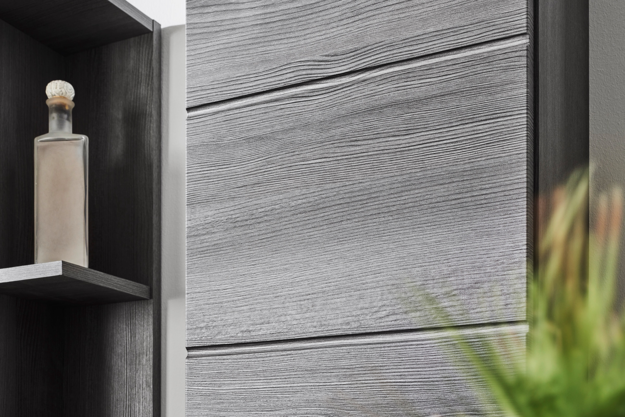 BASIC by Balculina Hängeschrank »Silver, Badezimmerschrank BxHxT 34x70x23«, (1 St.), Breite 34cm, Tür L/R monierbar, FSC-Mix 70%