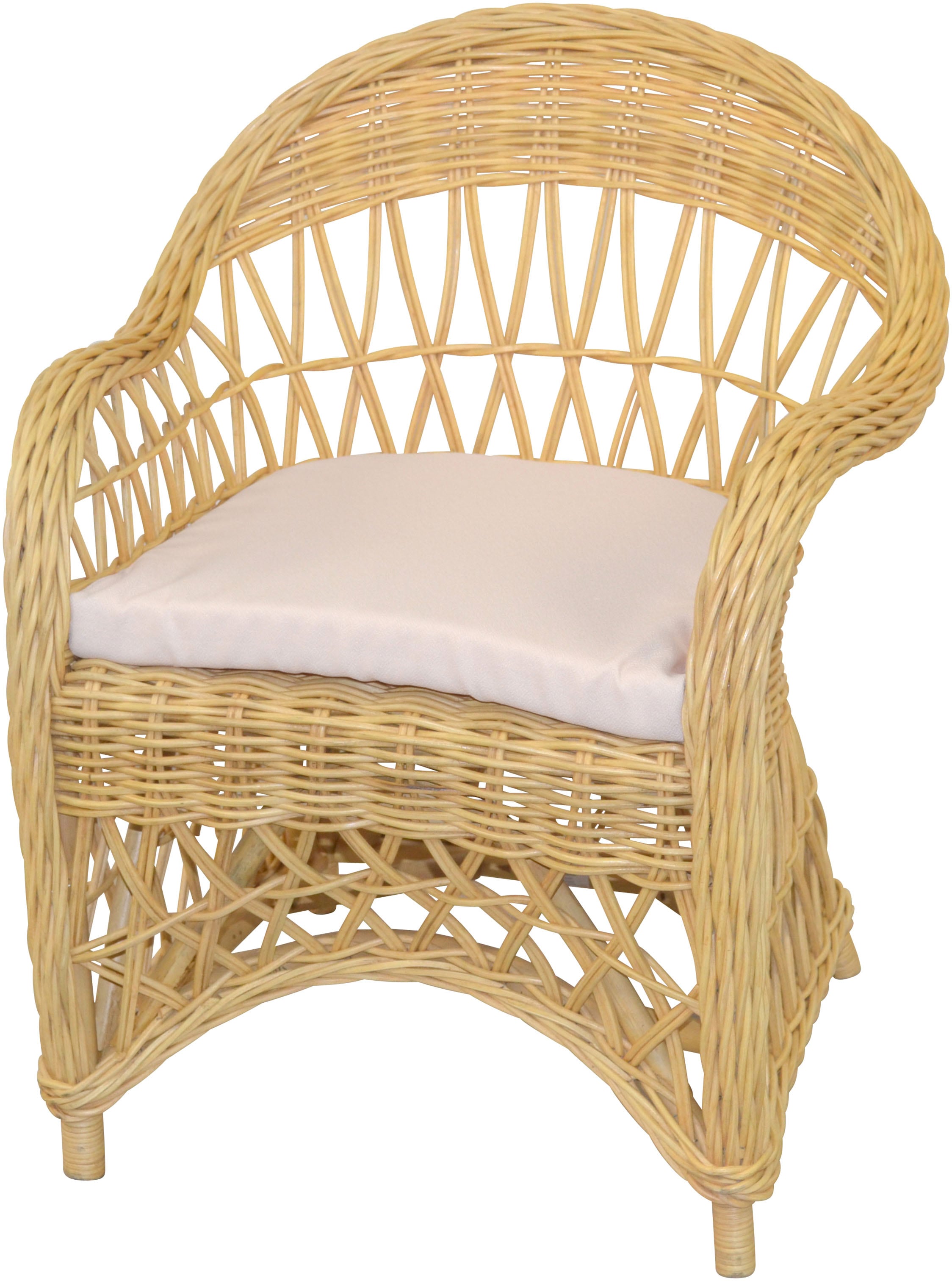 HOFMANN LIVING AND MORE Relaxsessel 1 Stk. tlg. Handgeflochten günstig online kaufen