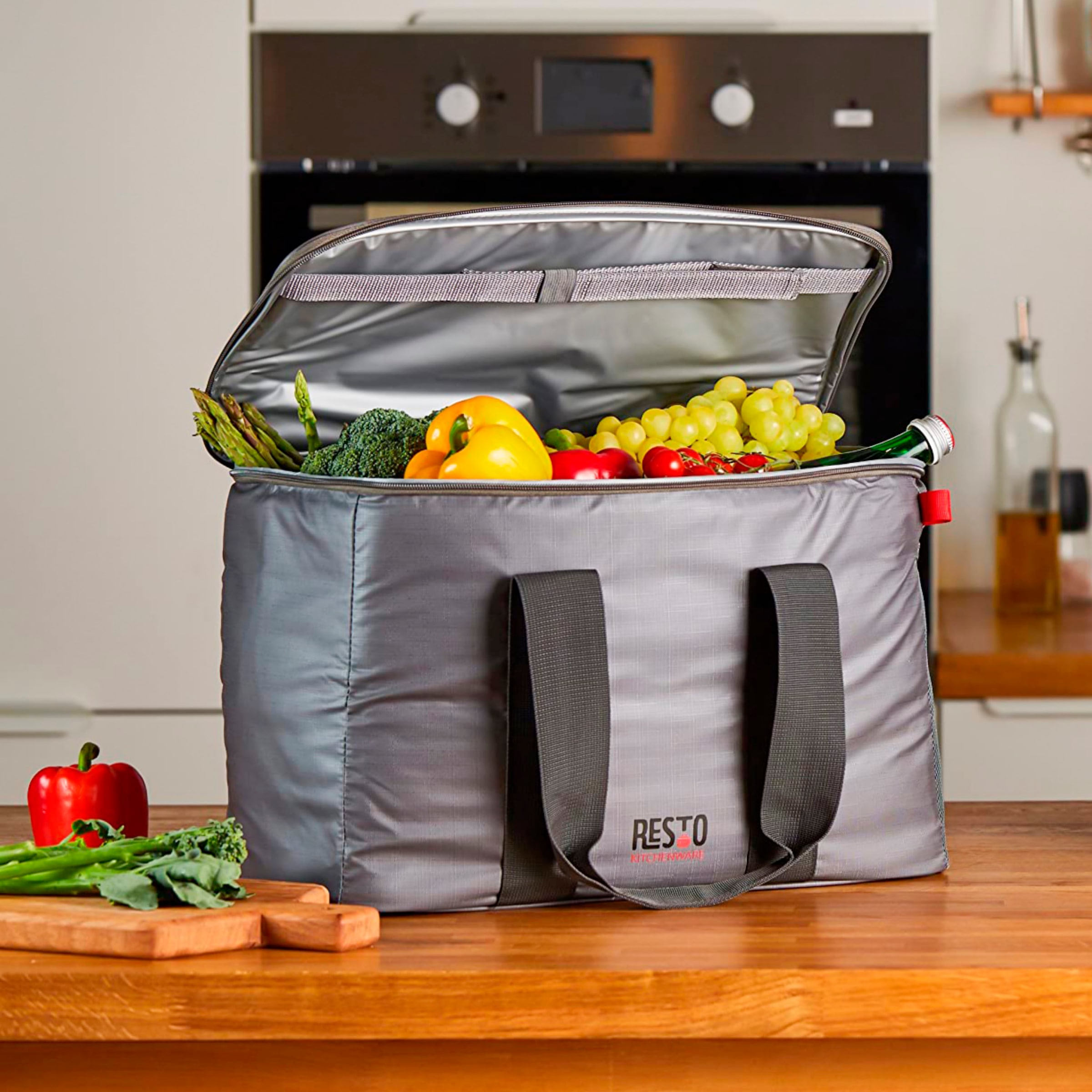 RESTO Kitchenware Kühltasche »Polis faltbare Picknicktasche Lunchtasche Thermotasche Isoliertasche«, Witterungsbeständig und absolut auslaufsicher