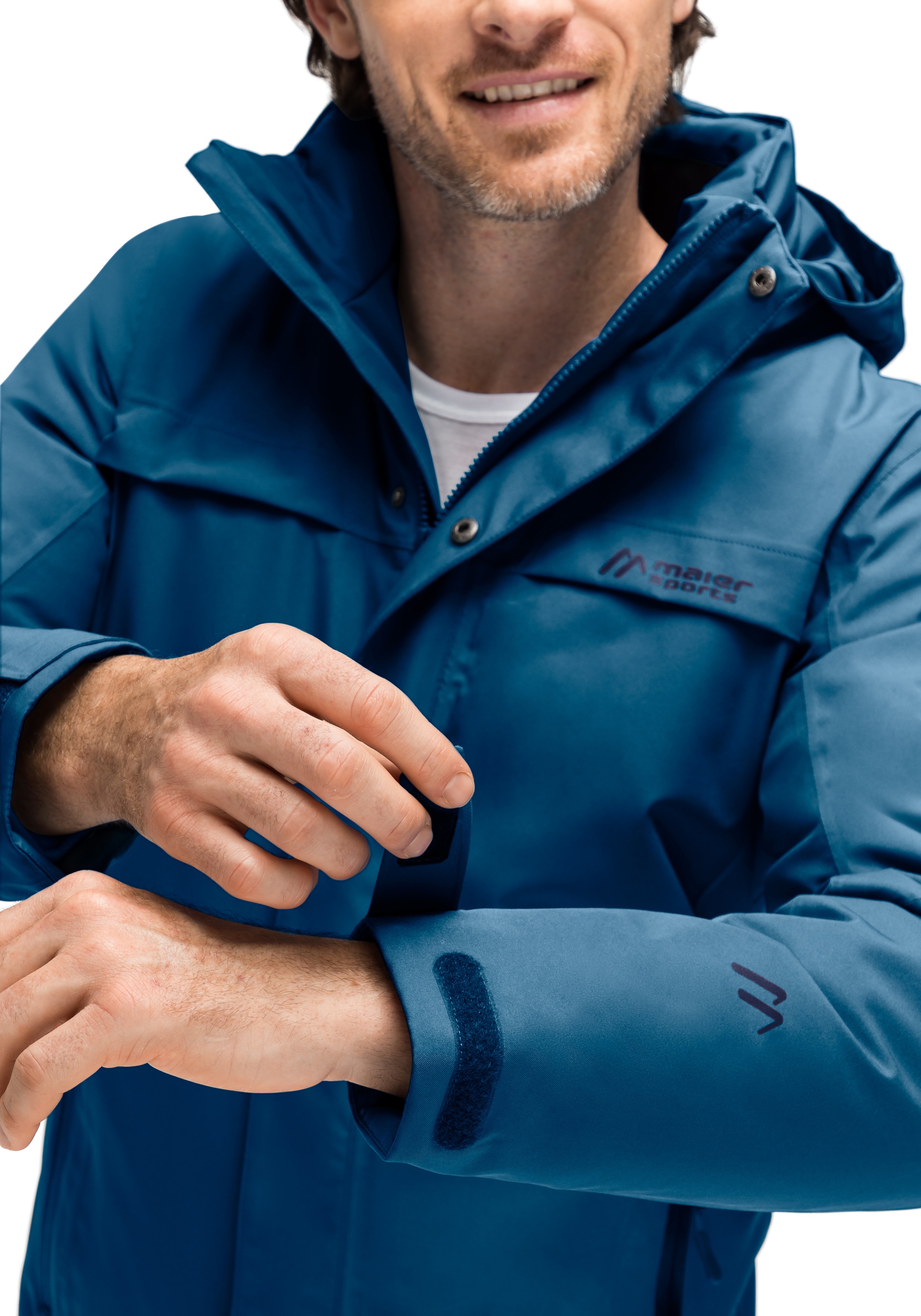Maier Sports Funktionsjacke »Peyor M«, Herren Jacke, warm wattierte Winterjacke, wind/wasserdicht, Regular Fit