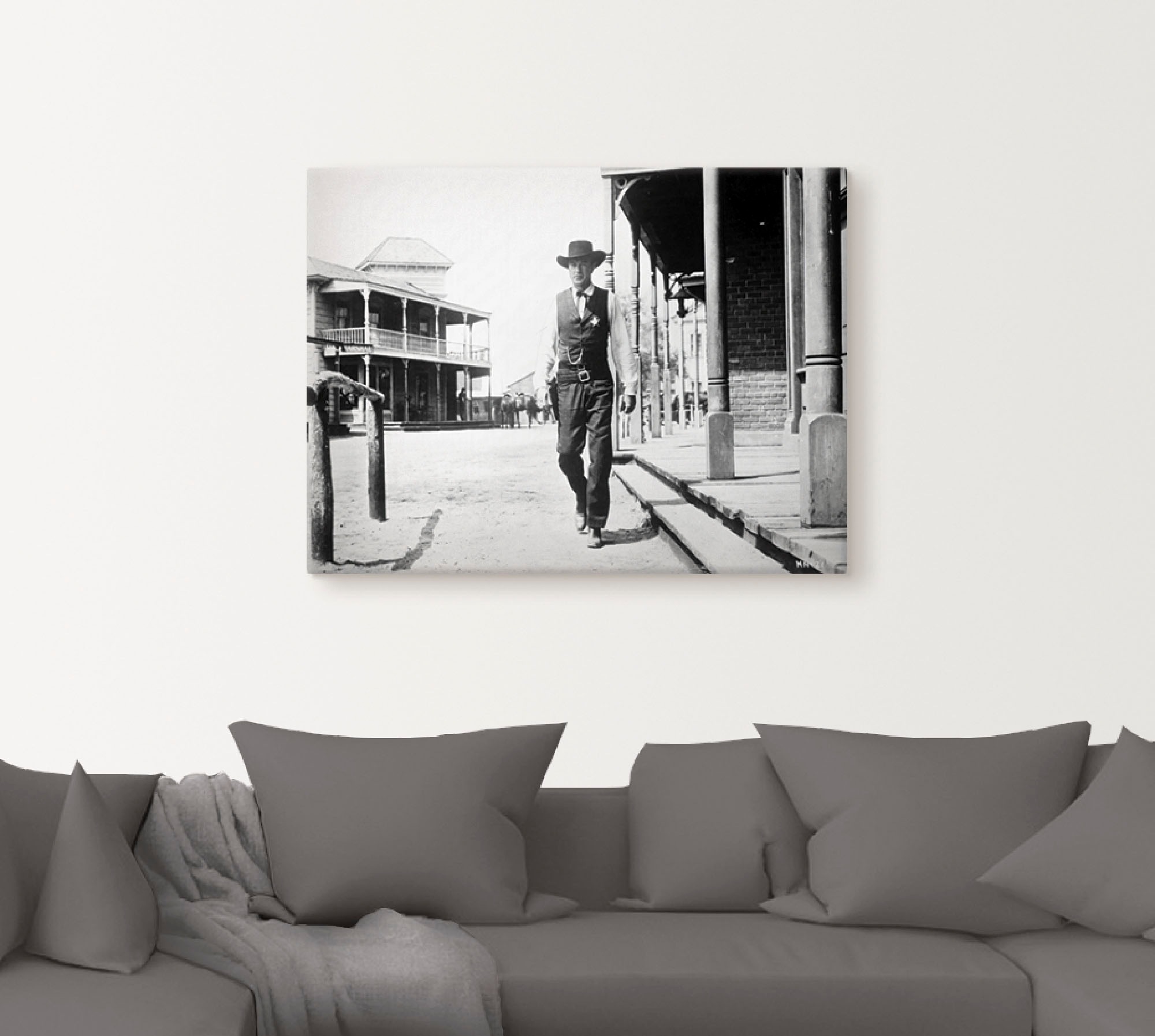 Artland Wandbild »Zwölf Uhr Mittags 1952 II« Film 1 Stk. tlg. als Leinwandb günstig online kaufen