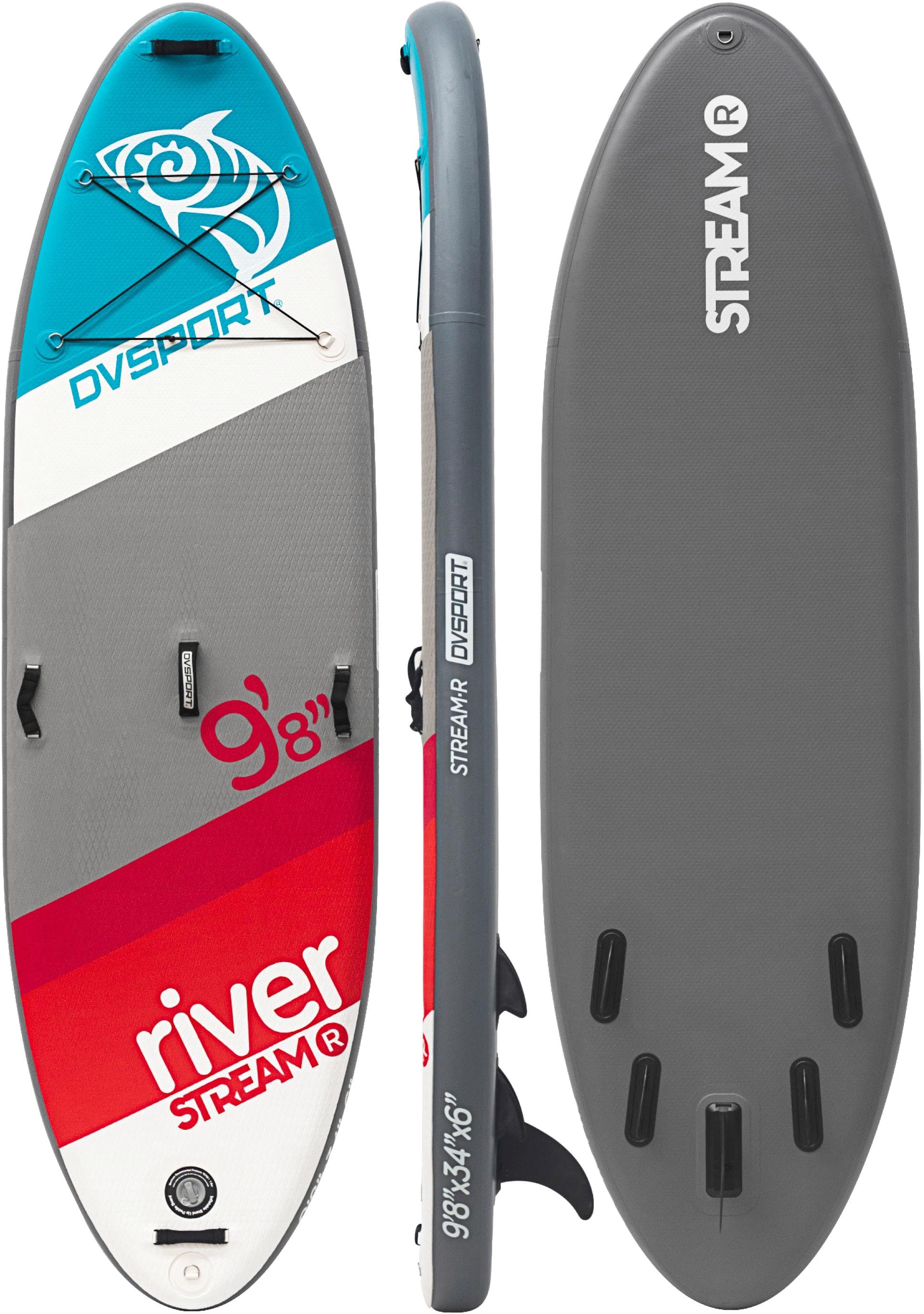 (Set, Stand-up-Paddleset und bequem River Paddel, kaufen SUP-Board mit Inflatable 4-tlg., Pumpe DVSPORT »DVSport 9.8«, Transportrucksack)