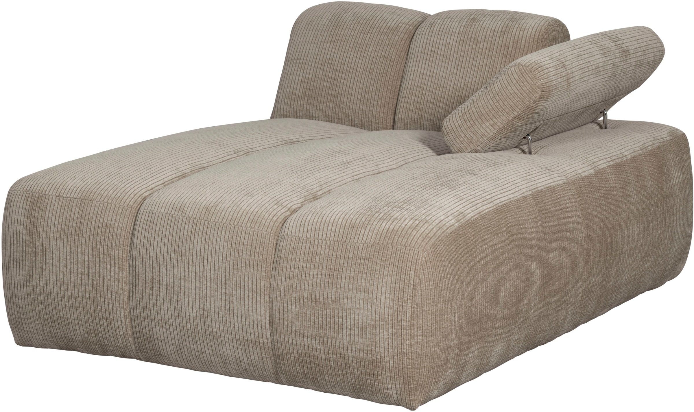 WOOOD Sofaelement »Mojo Bouclé-Bezug mit verstellbarer Armlehne B 124 x D 97 x H 74 cm« Maximale Verschleißfestigkeit, Tragkraft 120 kg, montiert geliefert