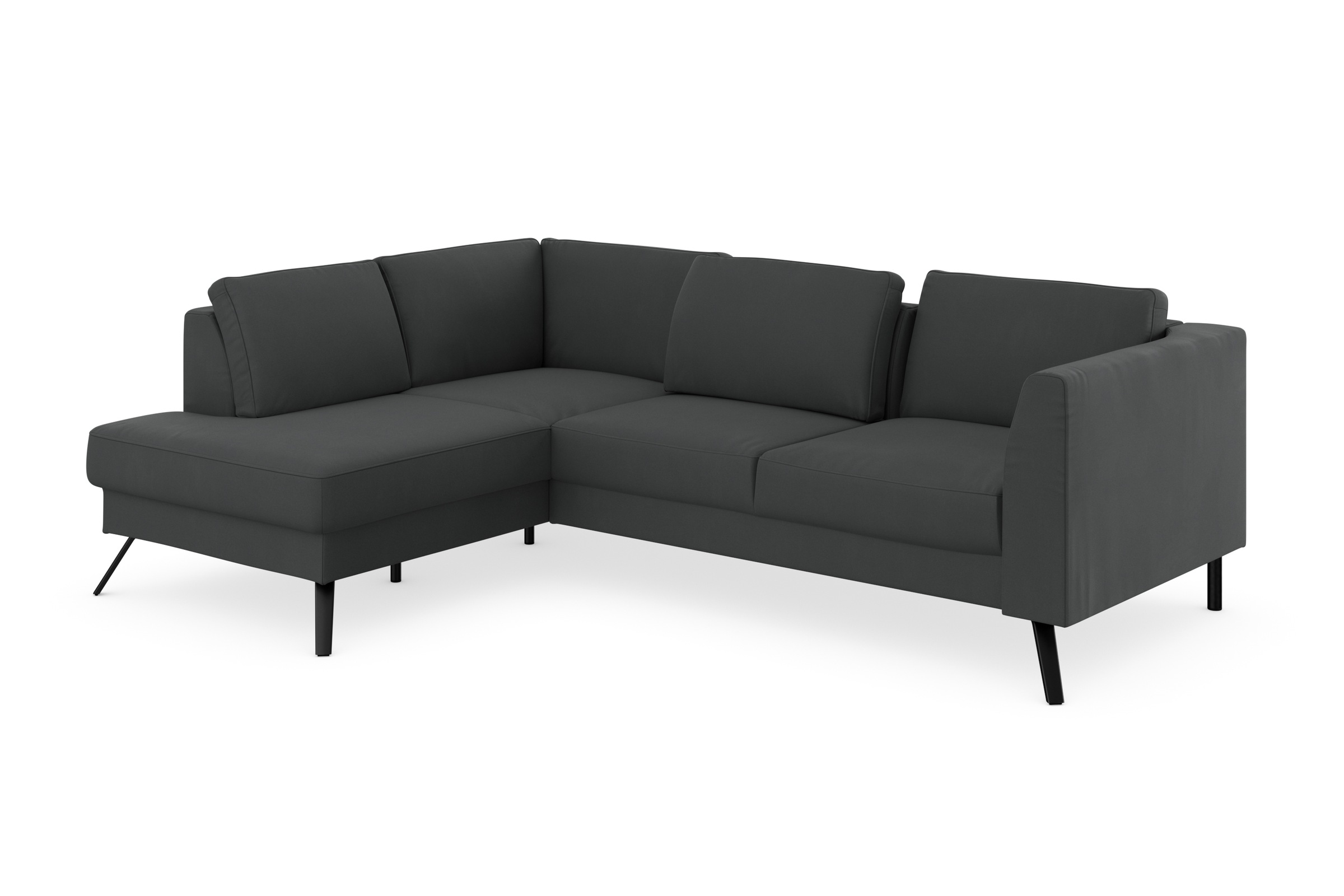 sit&more Ecksofa »Lindholm L-Form« mit Sitztiefenverstellung und Federkern