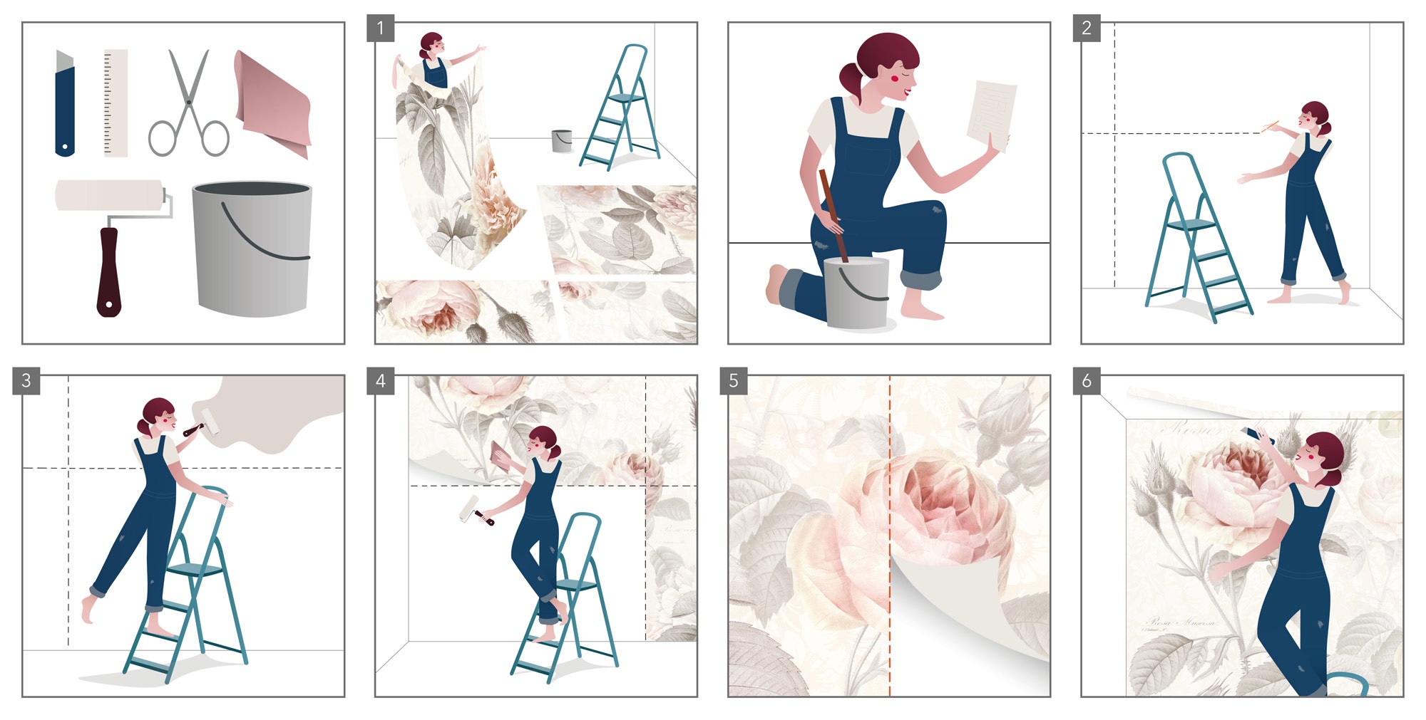 Komar Fototapete »Vlies Fototapete - Hudson - Größe 368 x 248 cm« Motiv | bedruckt glatt