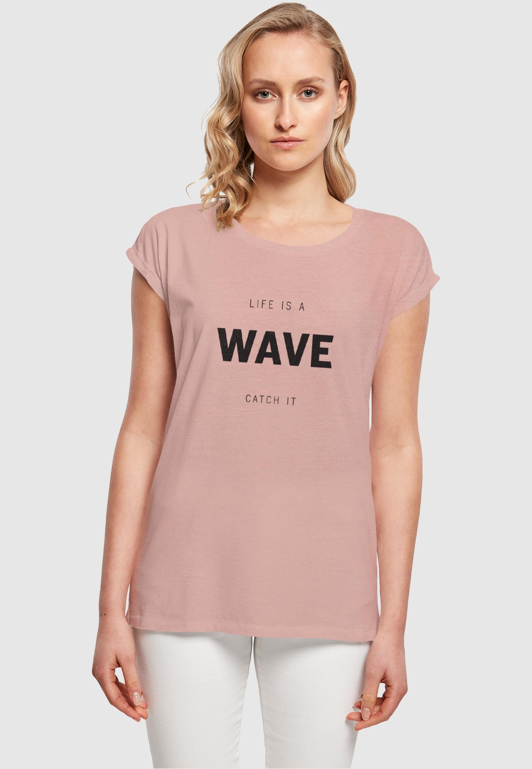 Merchcode T-Shirt »Merchcode Damen Ladies Summer - Life is a wave T-Shirt« 1 Stk. tlg.