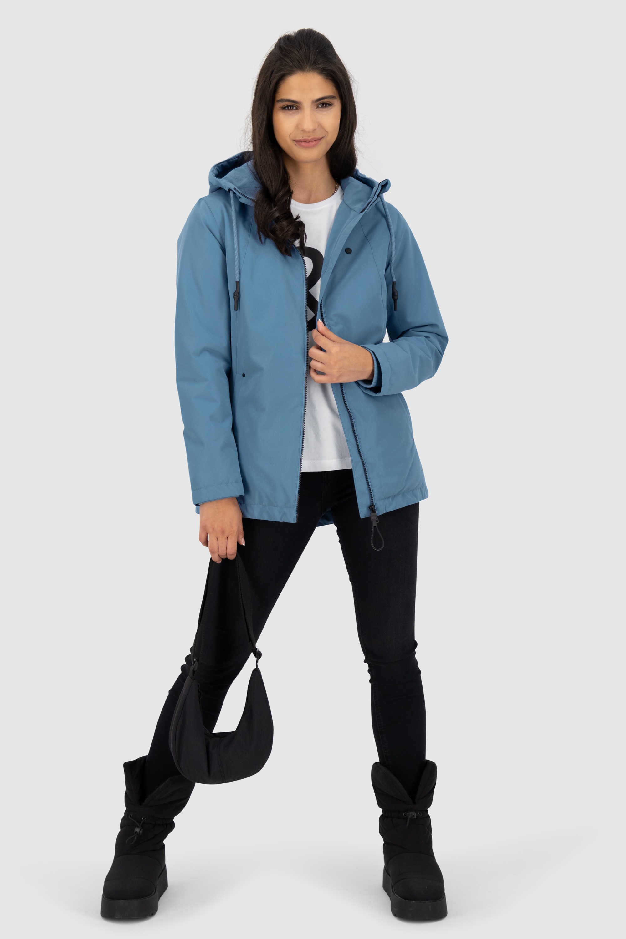 Alife & Kickin Winterjacke »Damen LilouAK A«, Warm gefütterte Jacke mit flauschigen Teddyfell Innenfutter