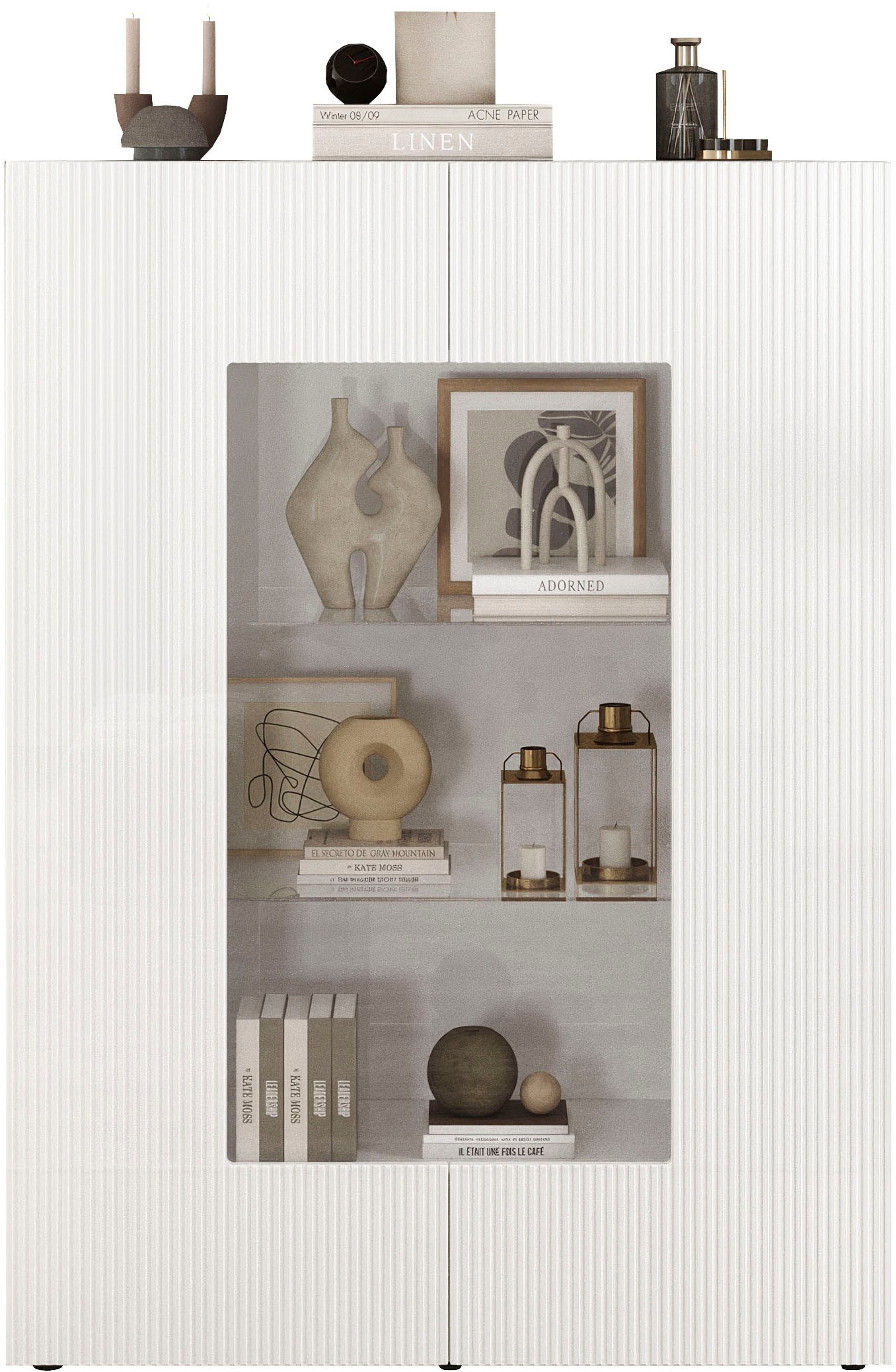 INOSIGN Vitrine »RIO, Höhe 166 cm, Hochschrank mit 2 Türen, Anrichte, Stand günstig online kaufen