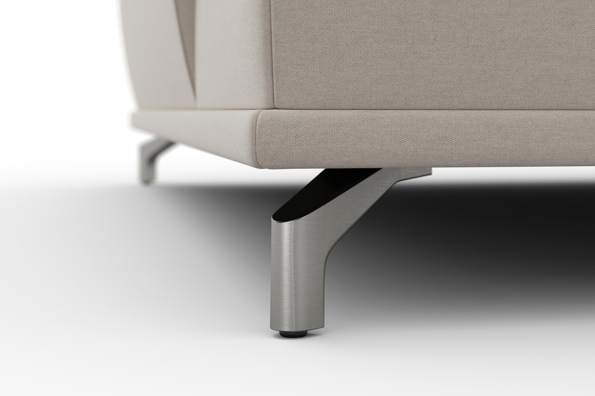 sit&more Wohnlandschaft »Cabrio U-Form, mit Sitztiefenverstellung, Arm- und Kopfteilverstellung«, 3 Nierenkissen, Federkern, optional Bettfunktion und Stauraum