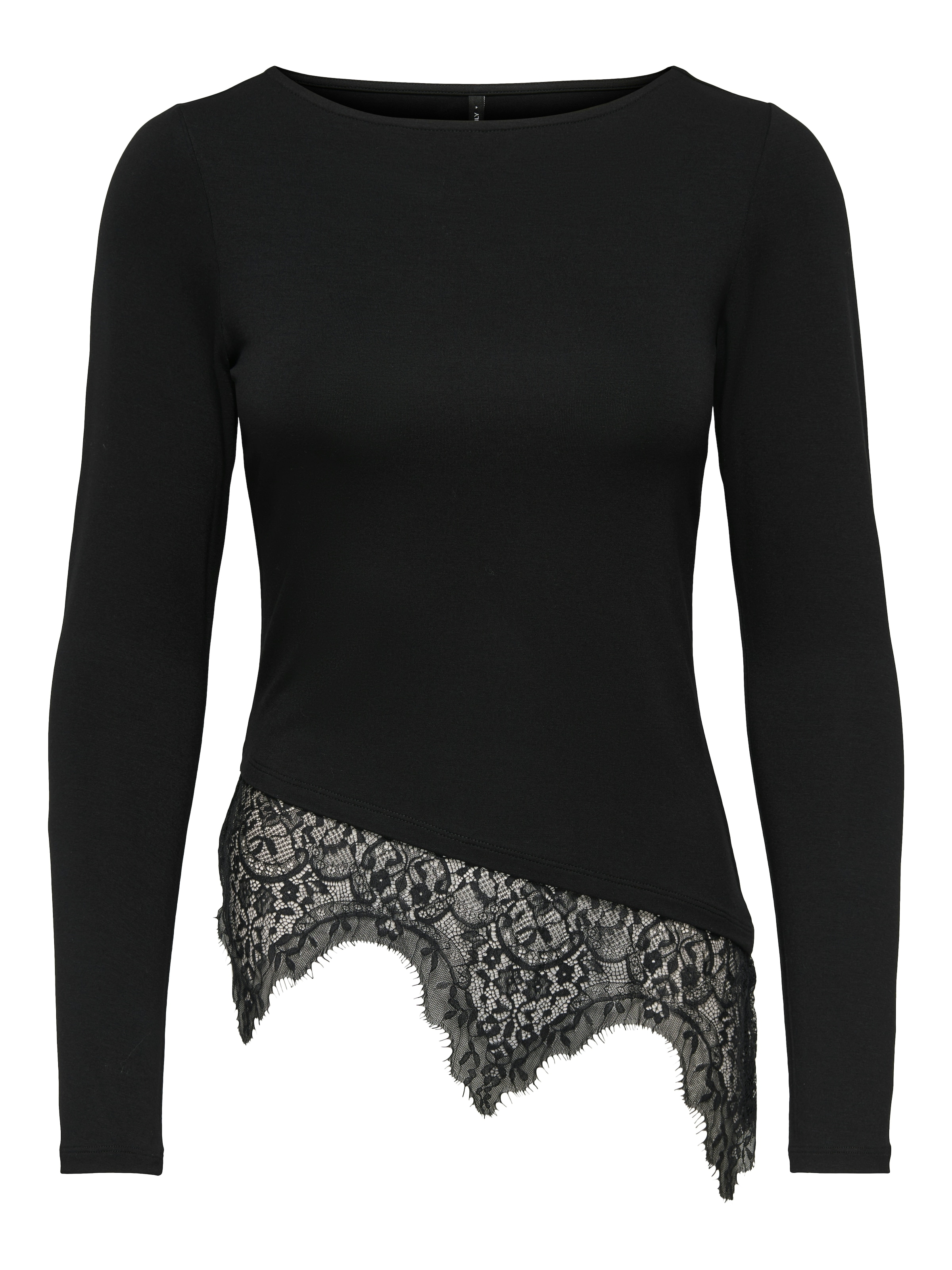 ONLY Spitzenshirt »ONLLAILA L/S LACE MIX TOP JRS NOOS« Viskosemischung, regular fit