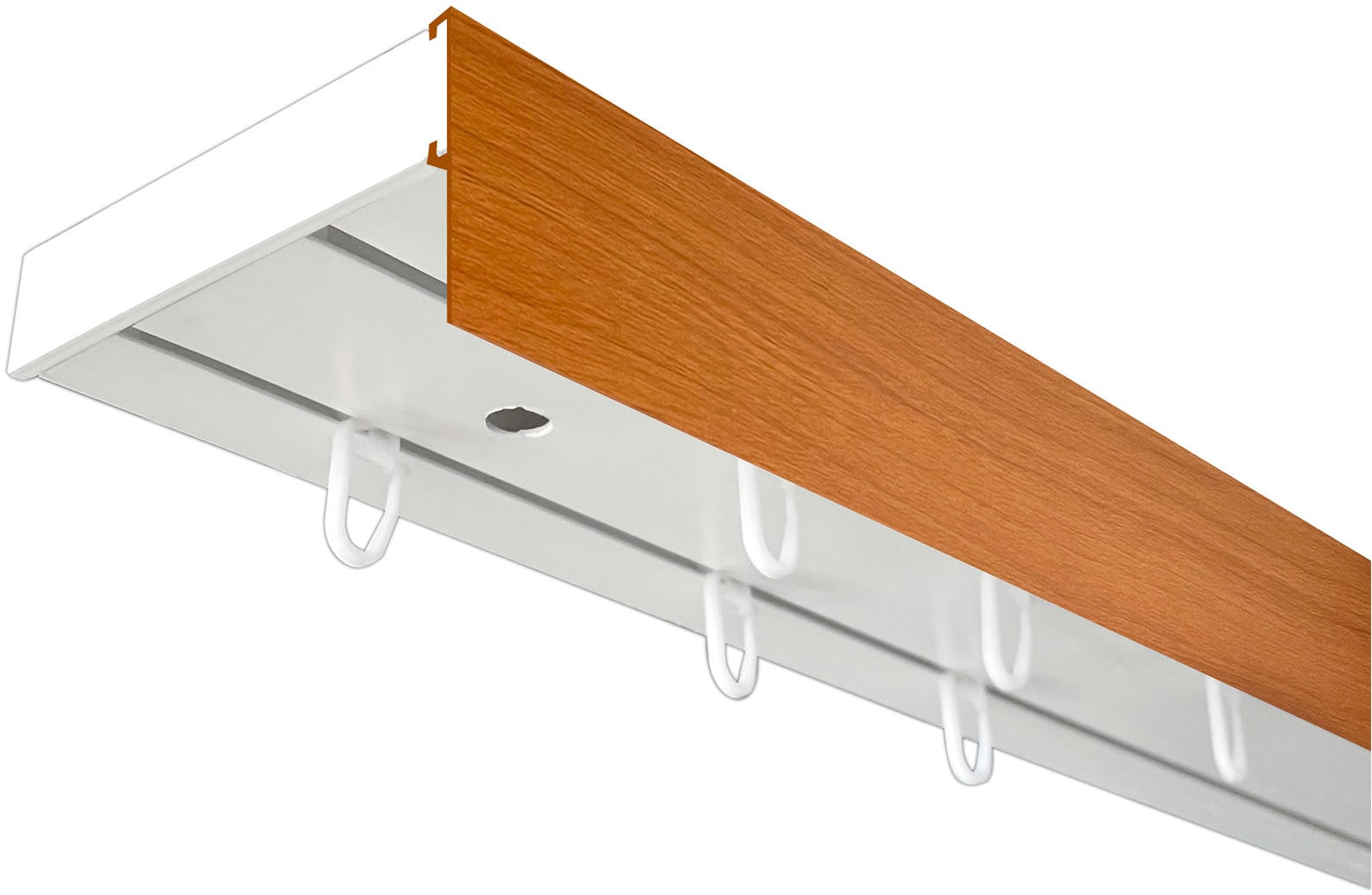 SN DECO GROUP Gardinenschiene »Vorhangschiene SH (1) mit Blende 5 cm«, 2 läufig-läufig, Fixmaß