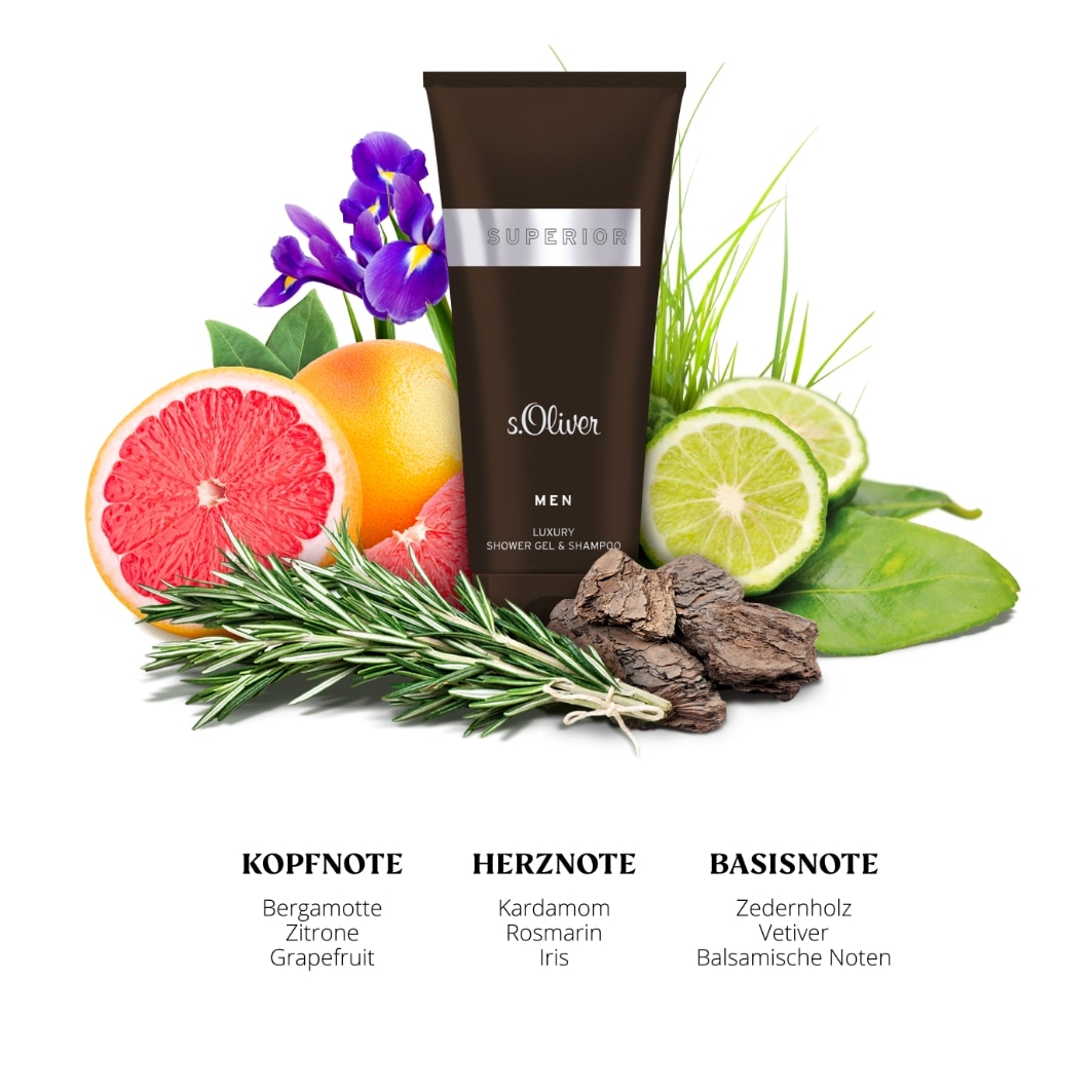 s.Oliver Duschgel »SUPERIOR« Luxury Shower Gel & Shampoo 200 ml