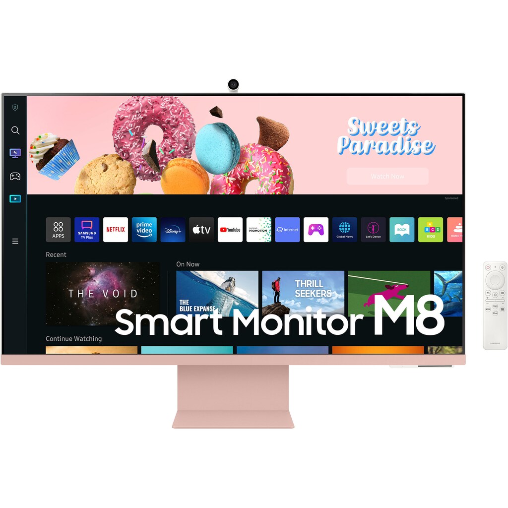 Samsung Smart Monitor »S32BM80PUU«, 80 cm/32 Zoll, 3840 x 2160 px, 4K Ultra HD, 4 ms Reaktionszeit, 60 Hz