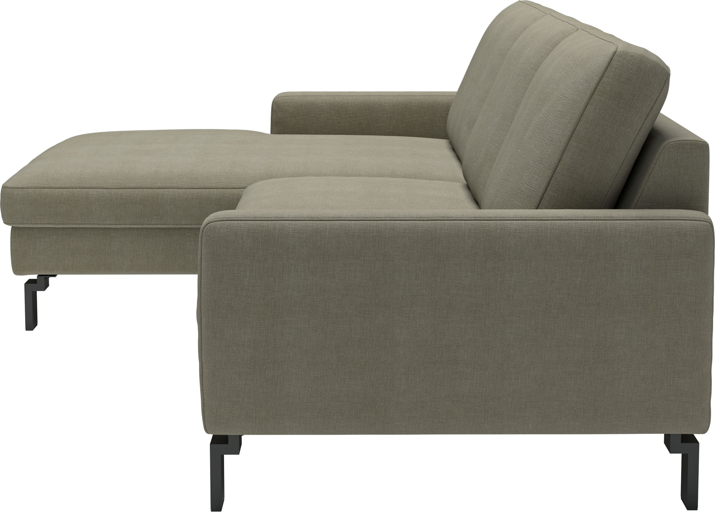 Home affaire Ecksofa »Lecce, L-Form, Federkernpolsterung, Breite 224 cm« inkl. saugroboterfreundliche Höhe & schmale Armlehnen