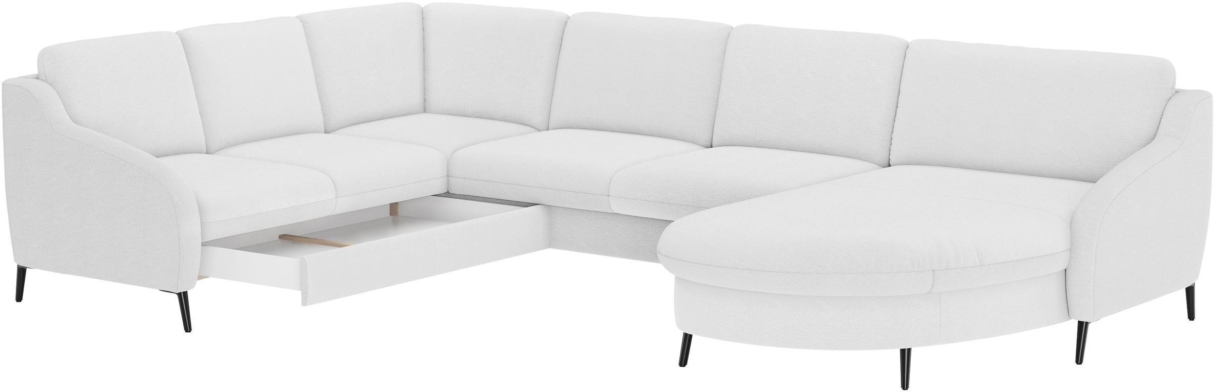 sit&more Wohnlandschaft »Soul U-Form«, wahlweise mit Bettfunktion und Schubkasten