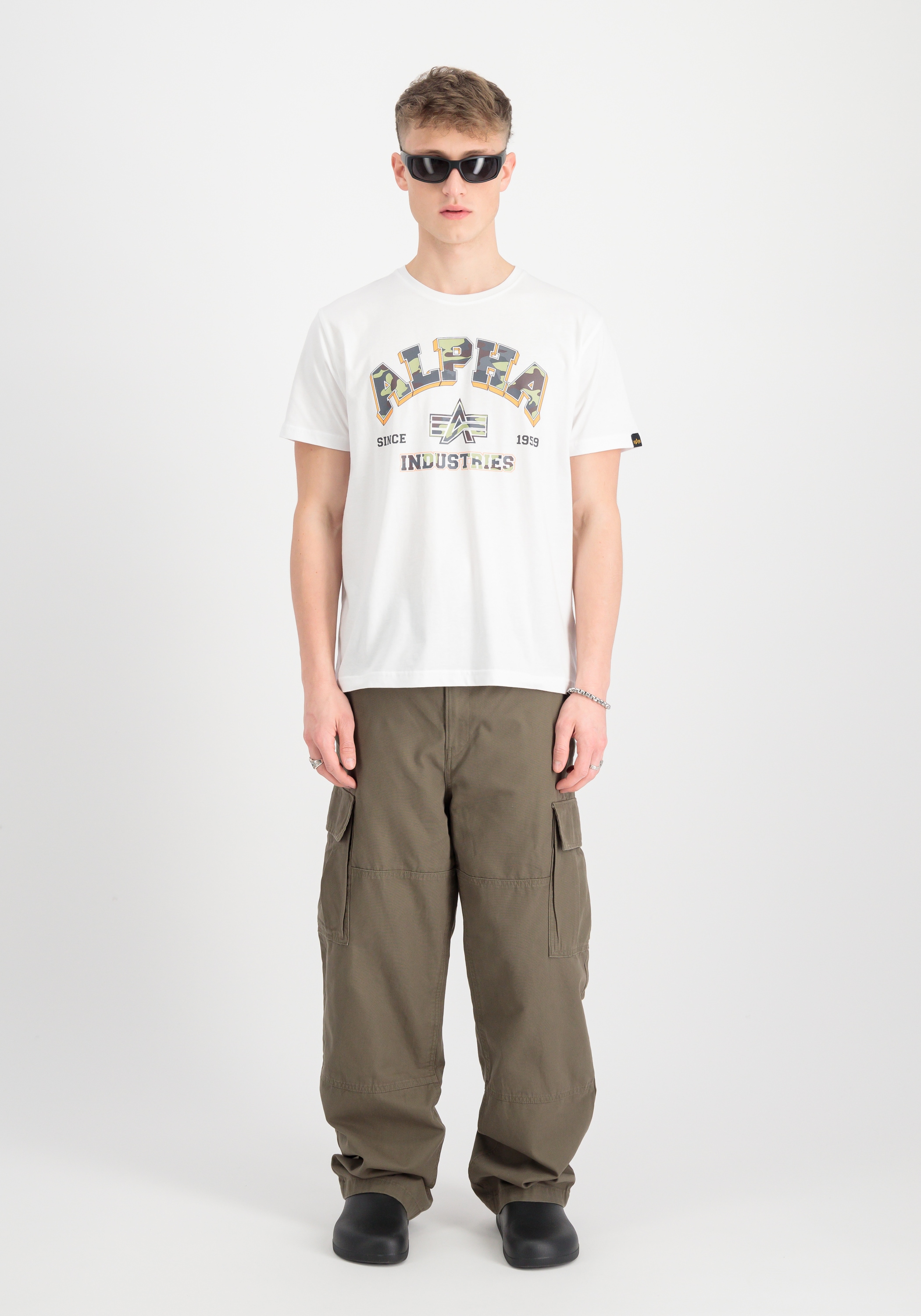 Alpha Industries T-Shirt »Alpha Industries Men - T-Shirts College Camo T«