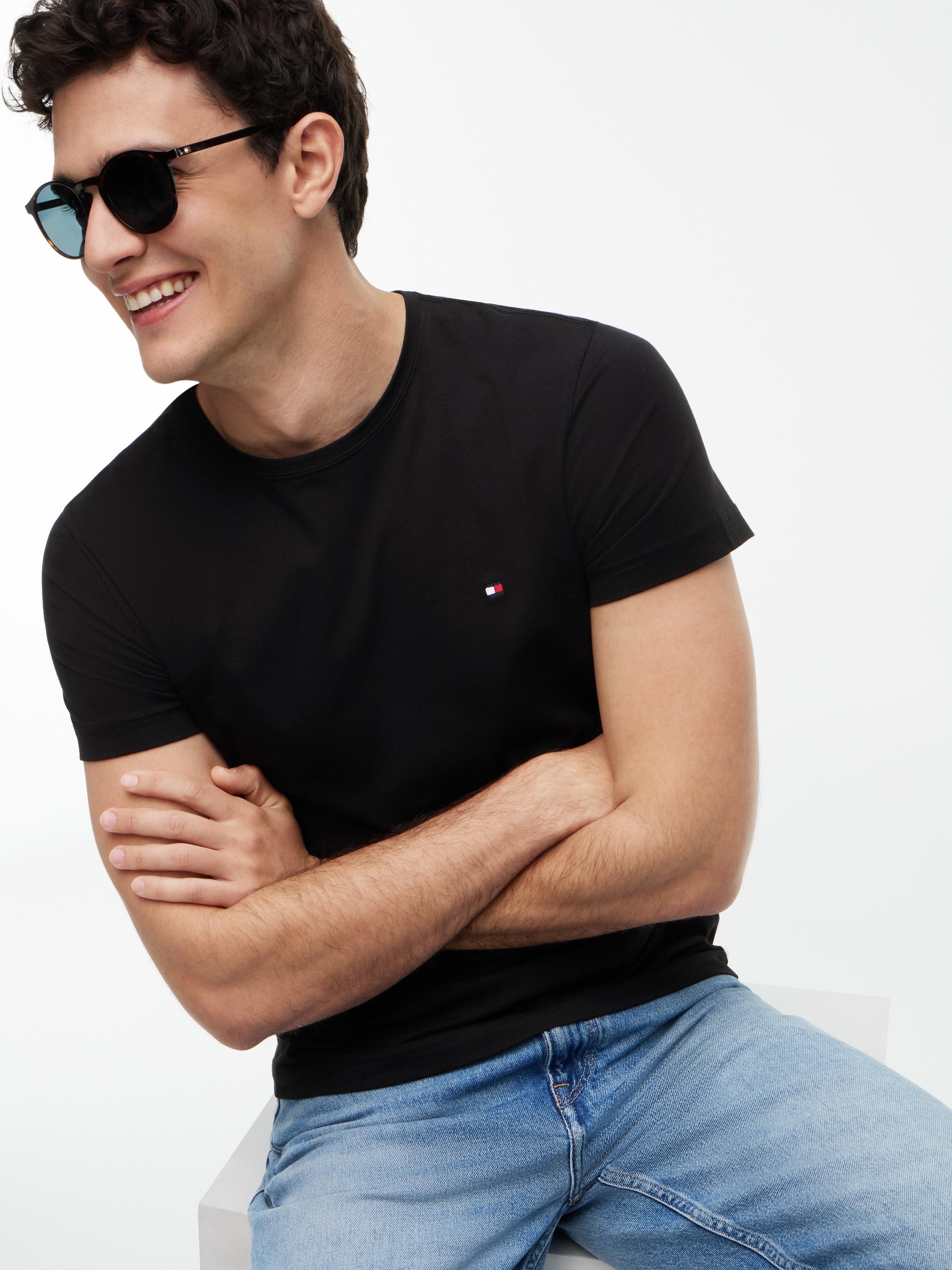 Tommy Hilfiger T-Shirt »CORE STRETCH SLIM C-NECK TEE«
