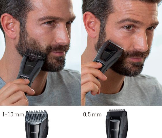 Panasonic Multifunktionstrimmer »ER-GB62-H503«, 3 Aufsätze, 3-in-1 Trimmer für Bart, Haare &Körper