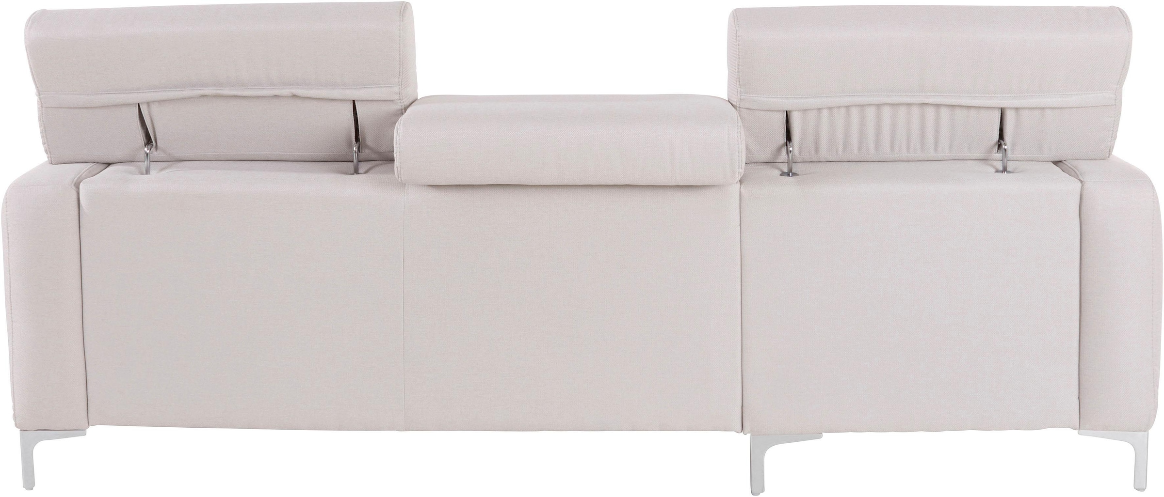 COTTA Ecksofa »Sammy L-Form«, mit Kopfteilverstellung, wahlweise mit Bettfunktion & Bettkasten